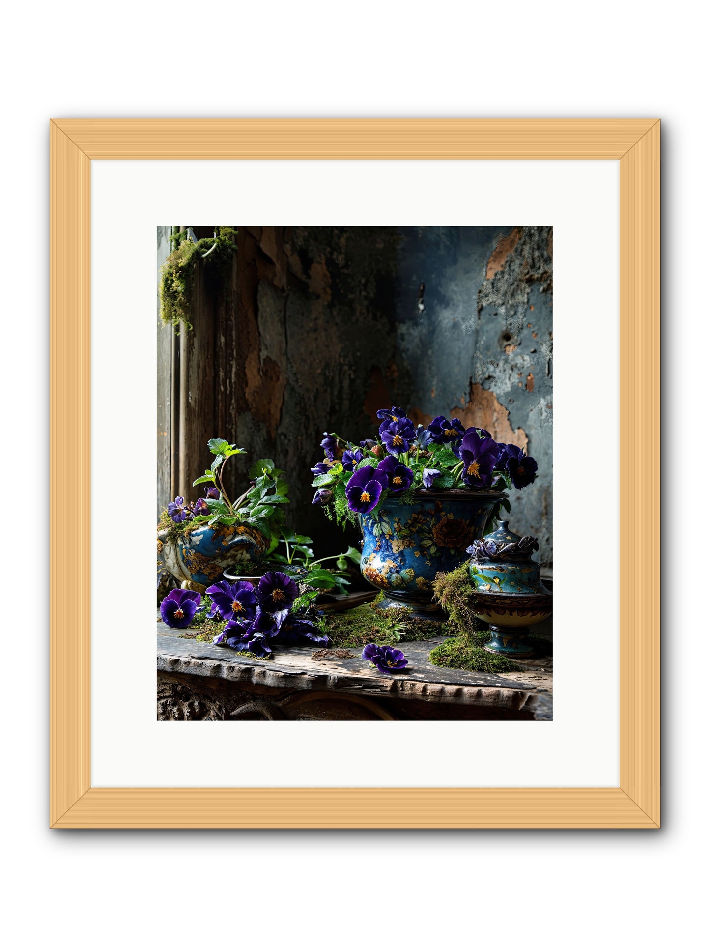 Folly's Fare -- Framed Print - Natural 12x15