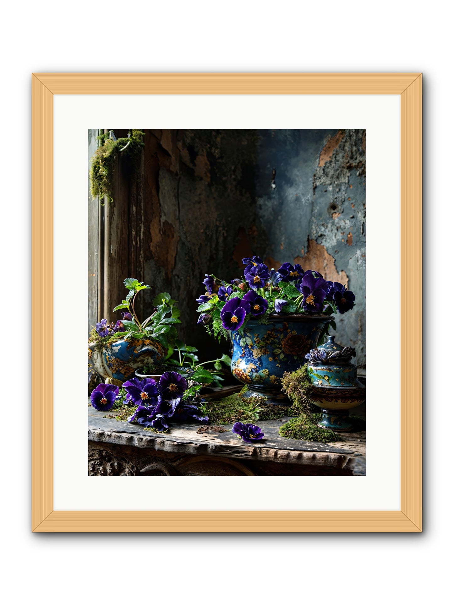 Folly's Fare -- Framed Print - Natural 16x20