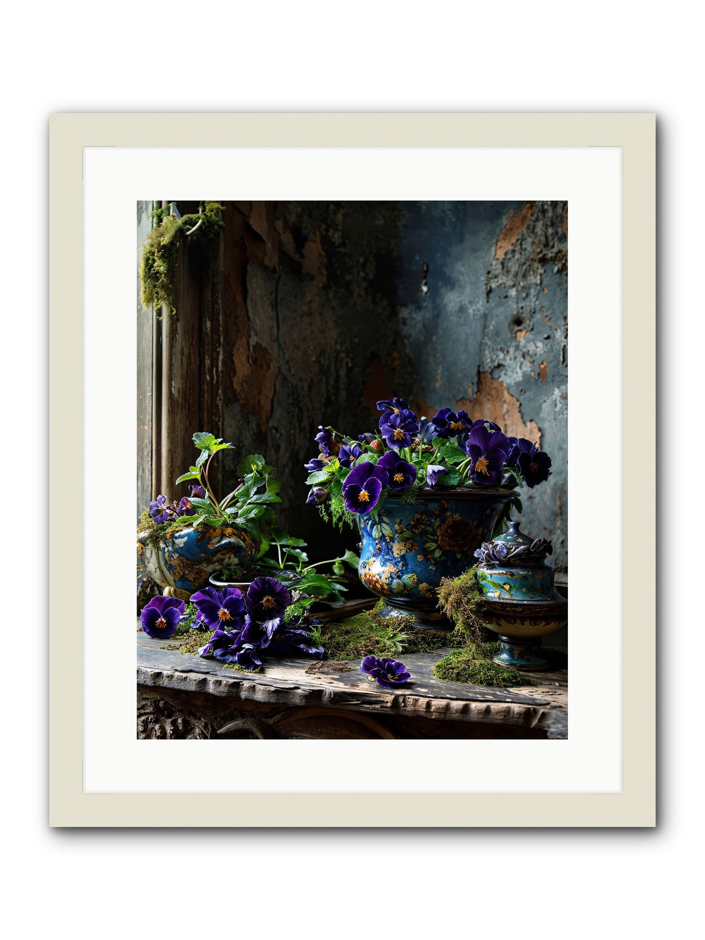 Folly's Fare -- Framed Print - White 16x20