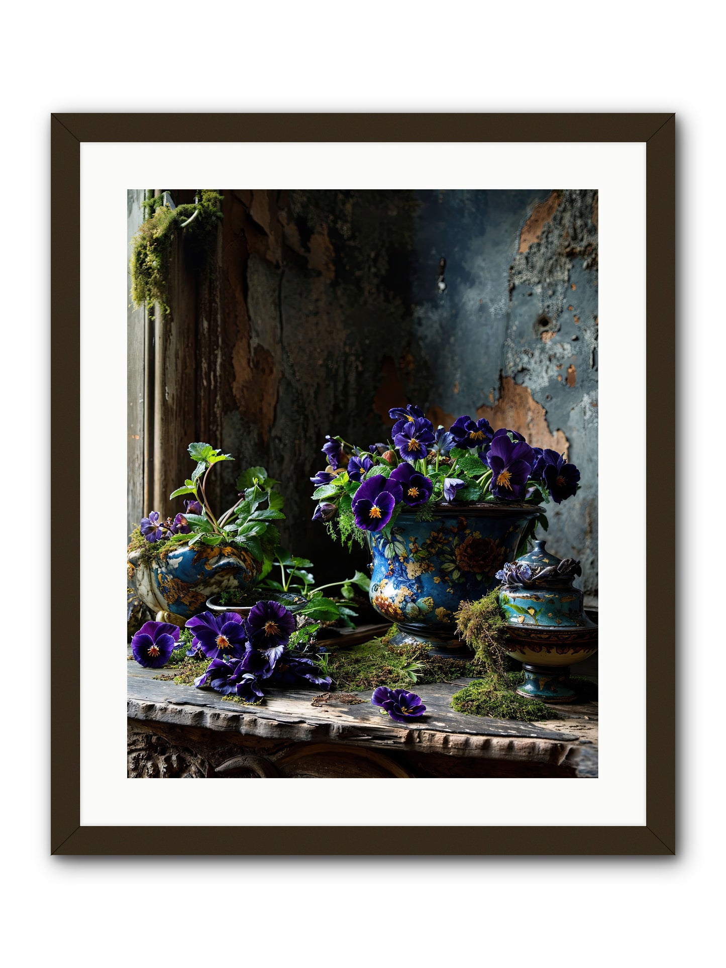 Folly's Fare -- Framed Print - Black 20x25