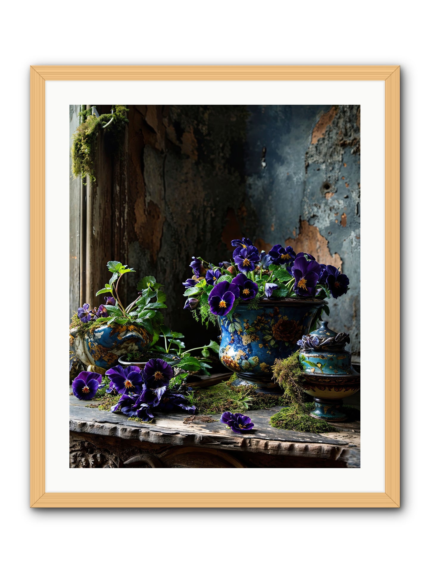 Folly's Fare -- Framed Print - Natural 24x30