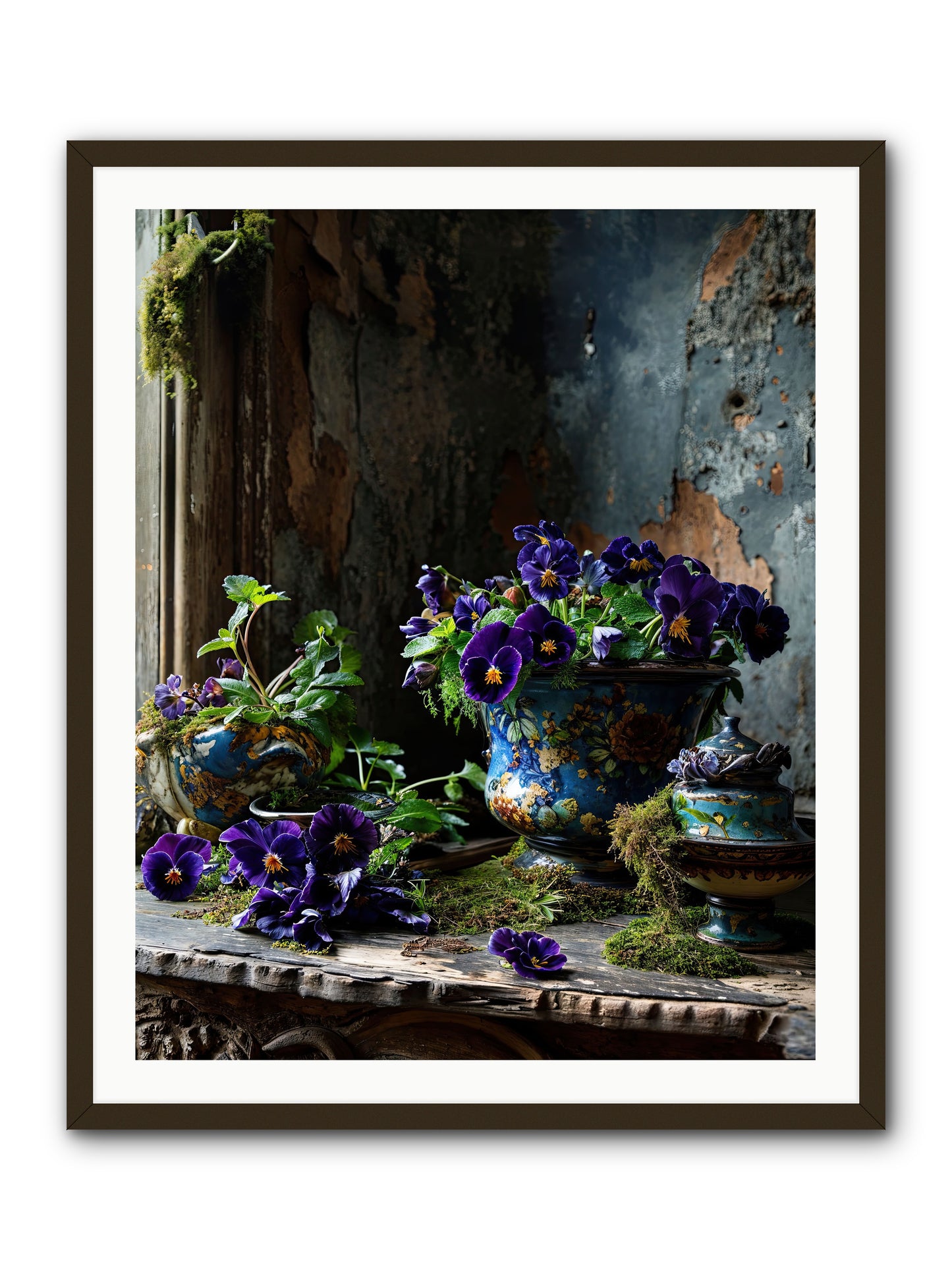 Folly's Fare -- Framed Print - Black 32x40