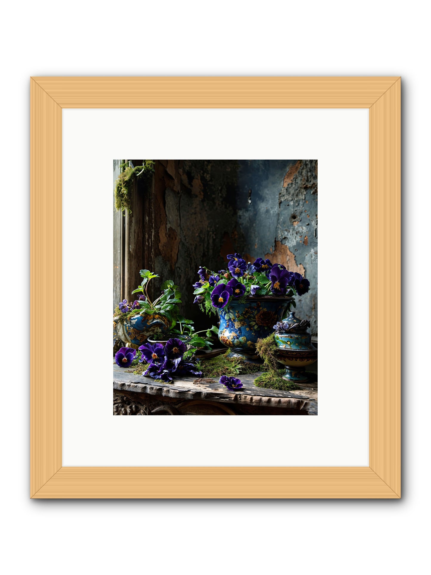 Folly's Fare -- Framed Print - Natural 8x10