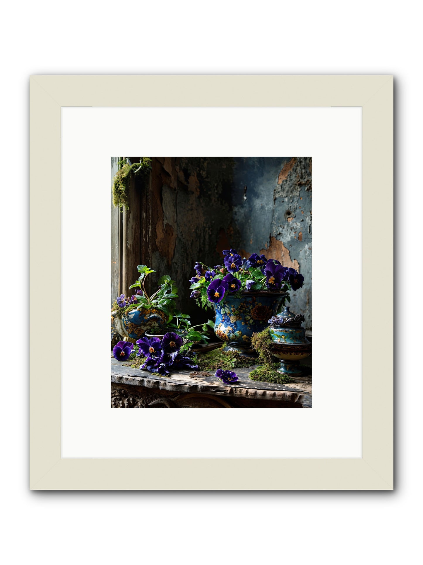 Folly's Fare -- Framed Print - White 8x10
