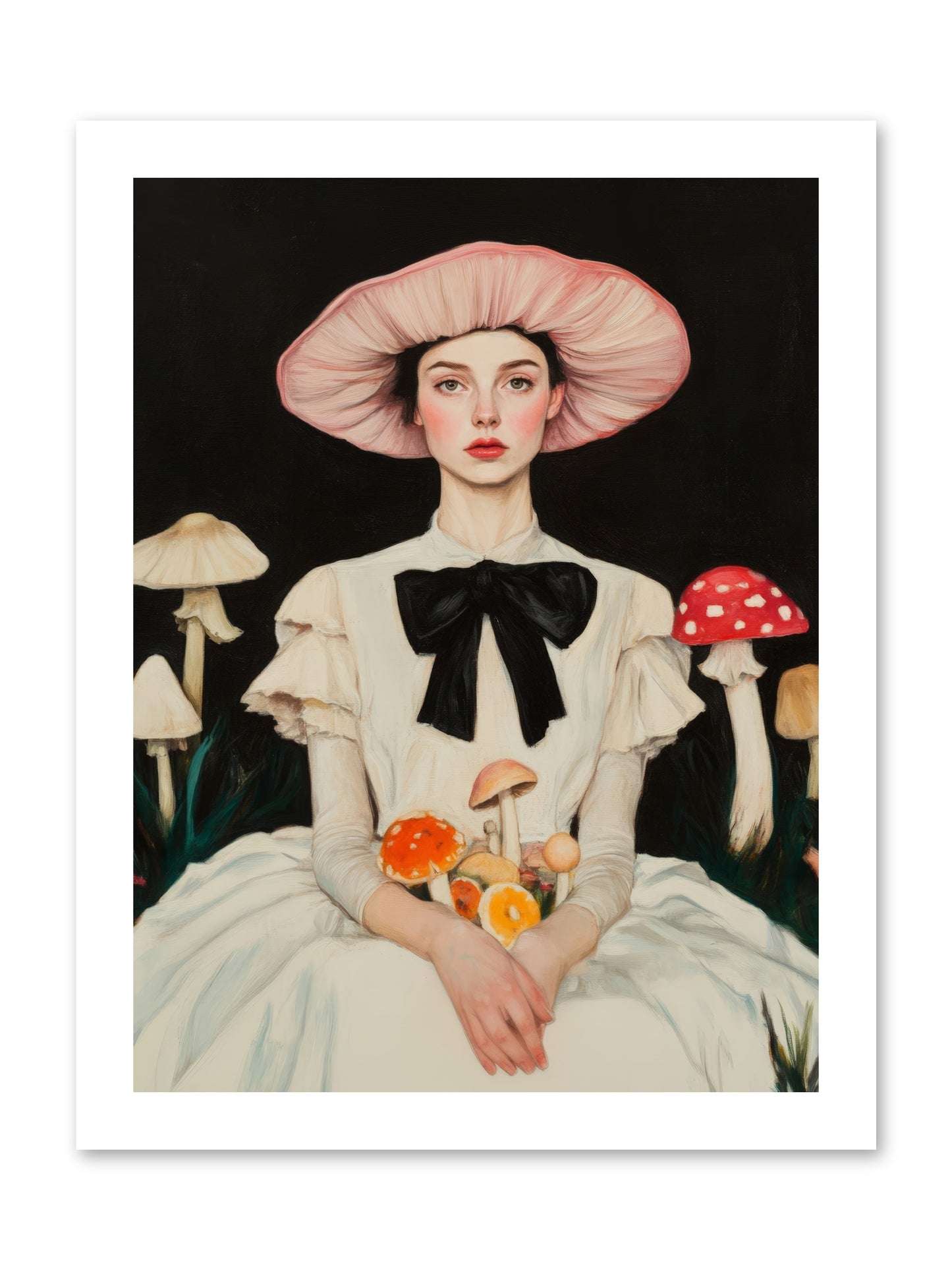 Forest Floor QueenRez2 -- Loose Canvas Print 12x16