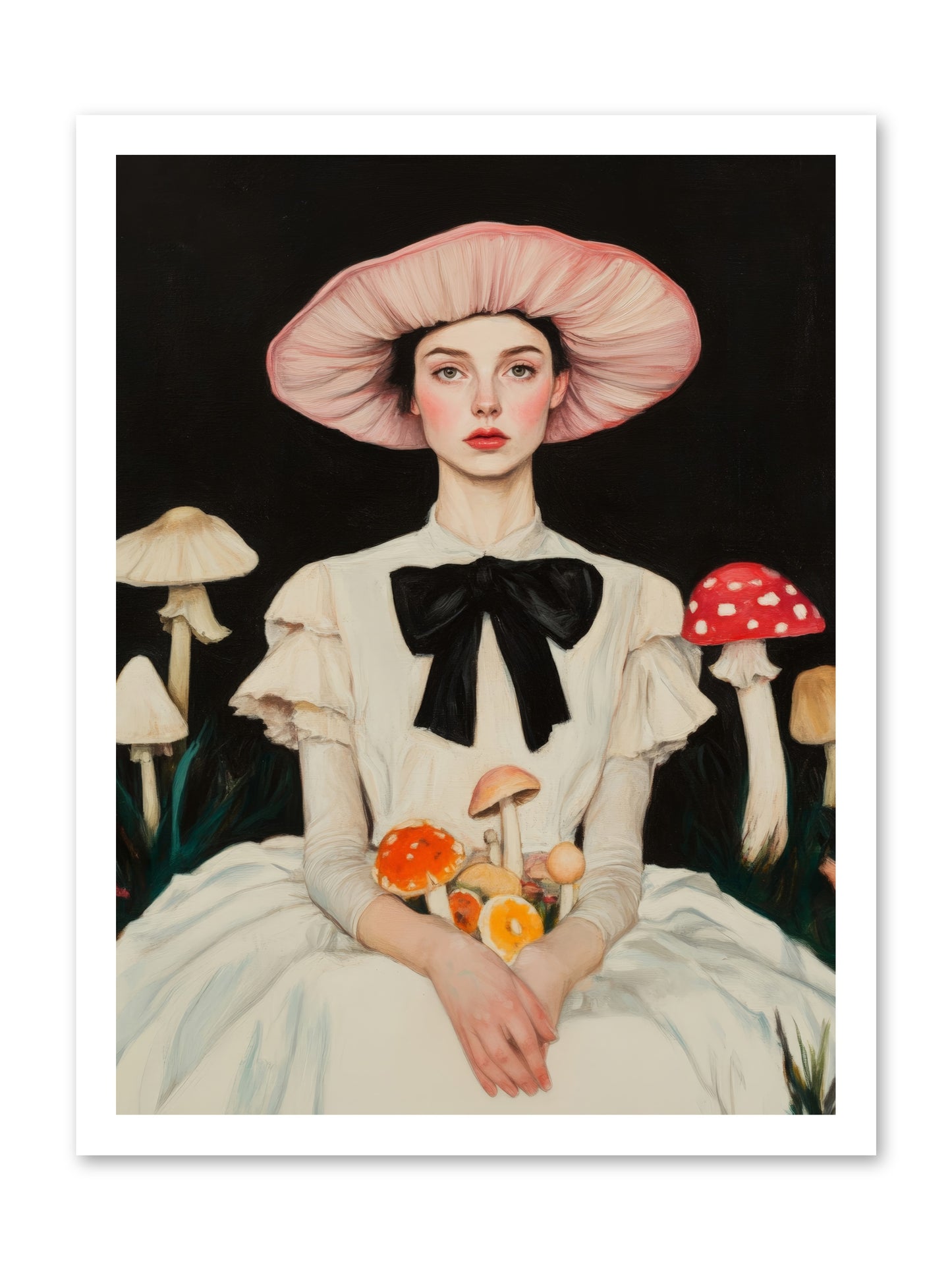 Forest Floor QueenRez2 -- Loose Canvas Print 18x24
