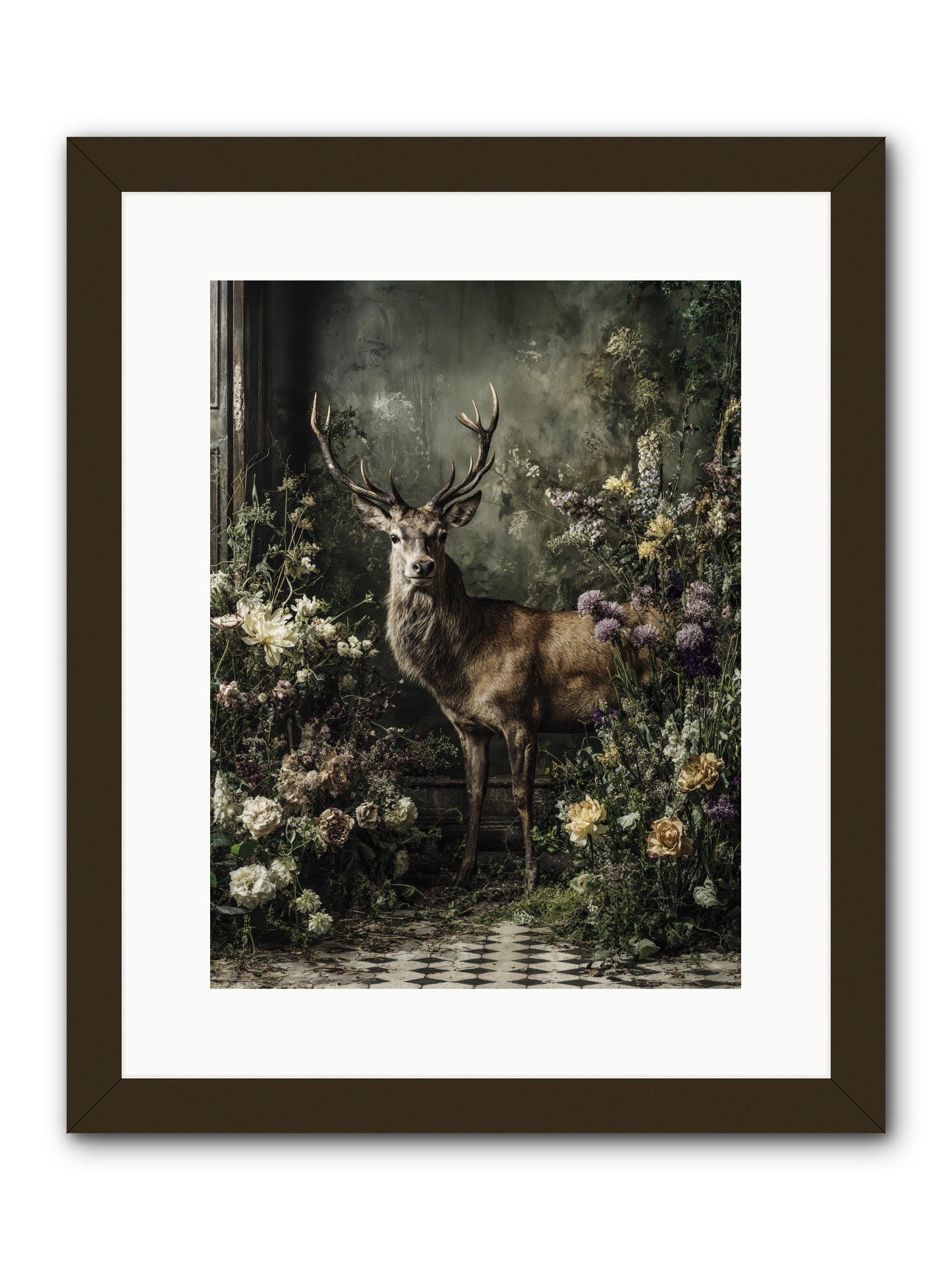 Forest Sprite -- Framed Print - Black 12x16