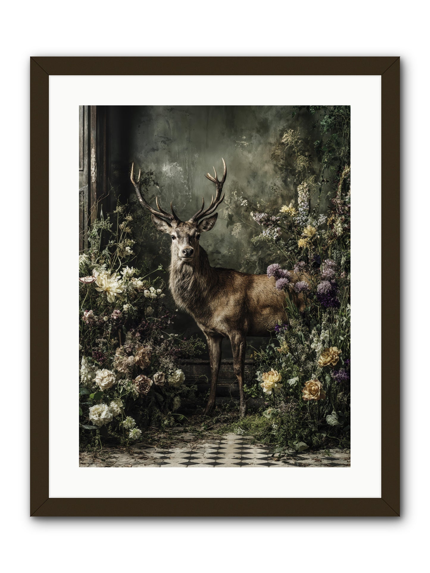 Forest Sprite -- Framed Print - Black 18x24
