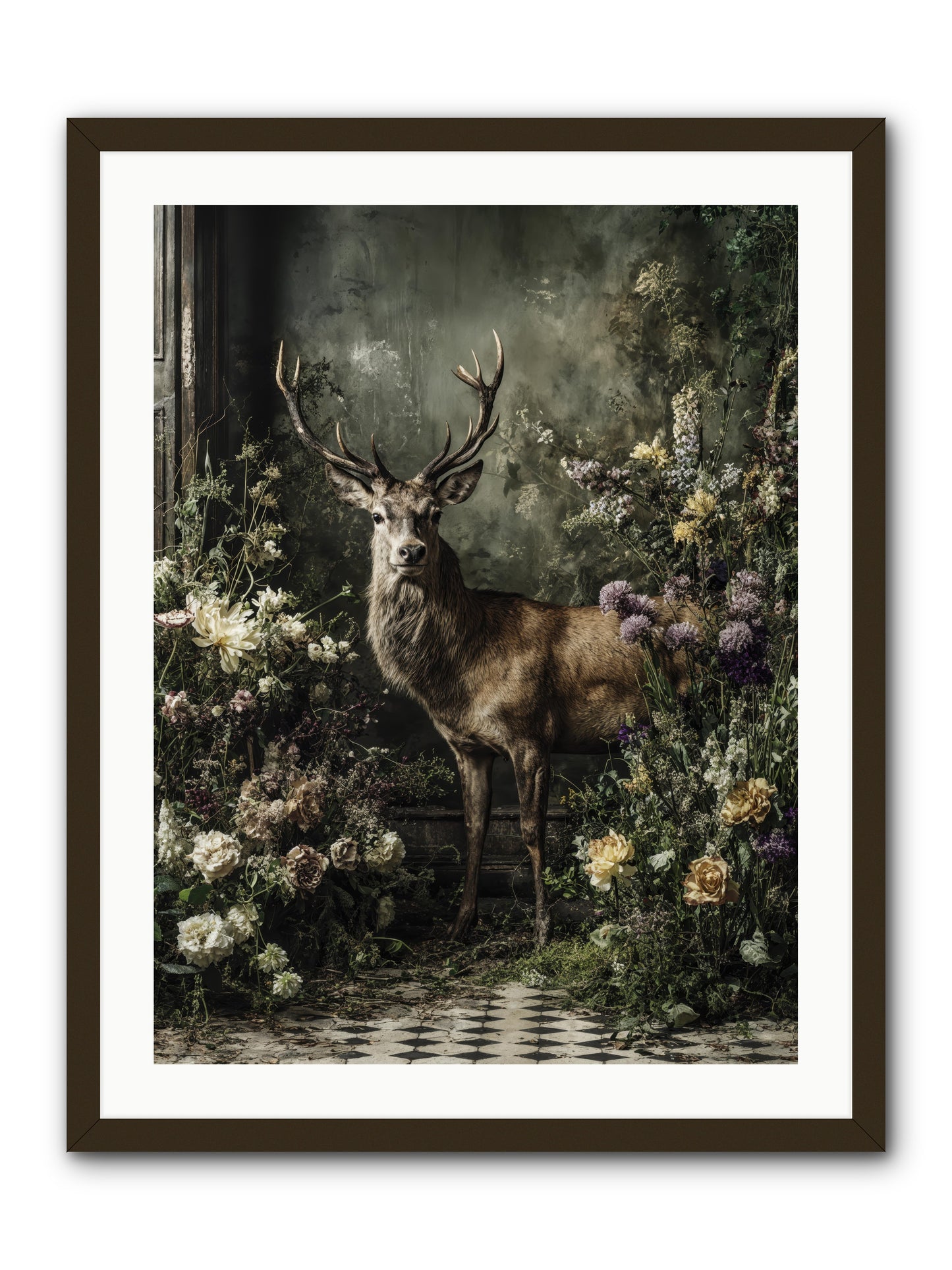 Forest Sprite -- Framed Print - Black 24x32