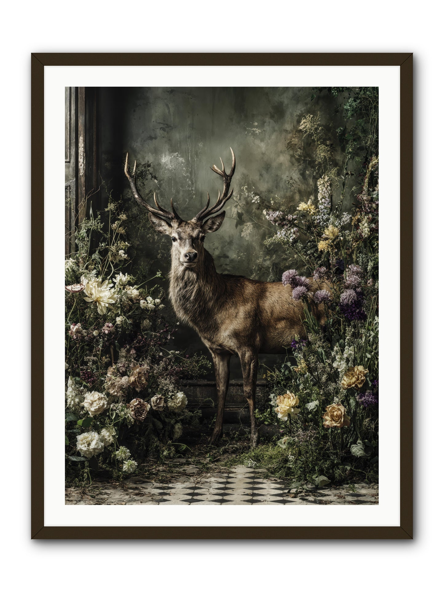 Forest Sprite -- Framed Print - Black 30x40
