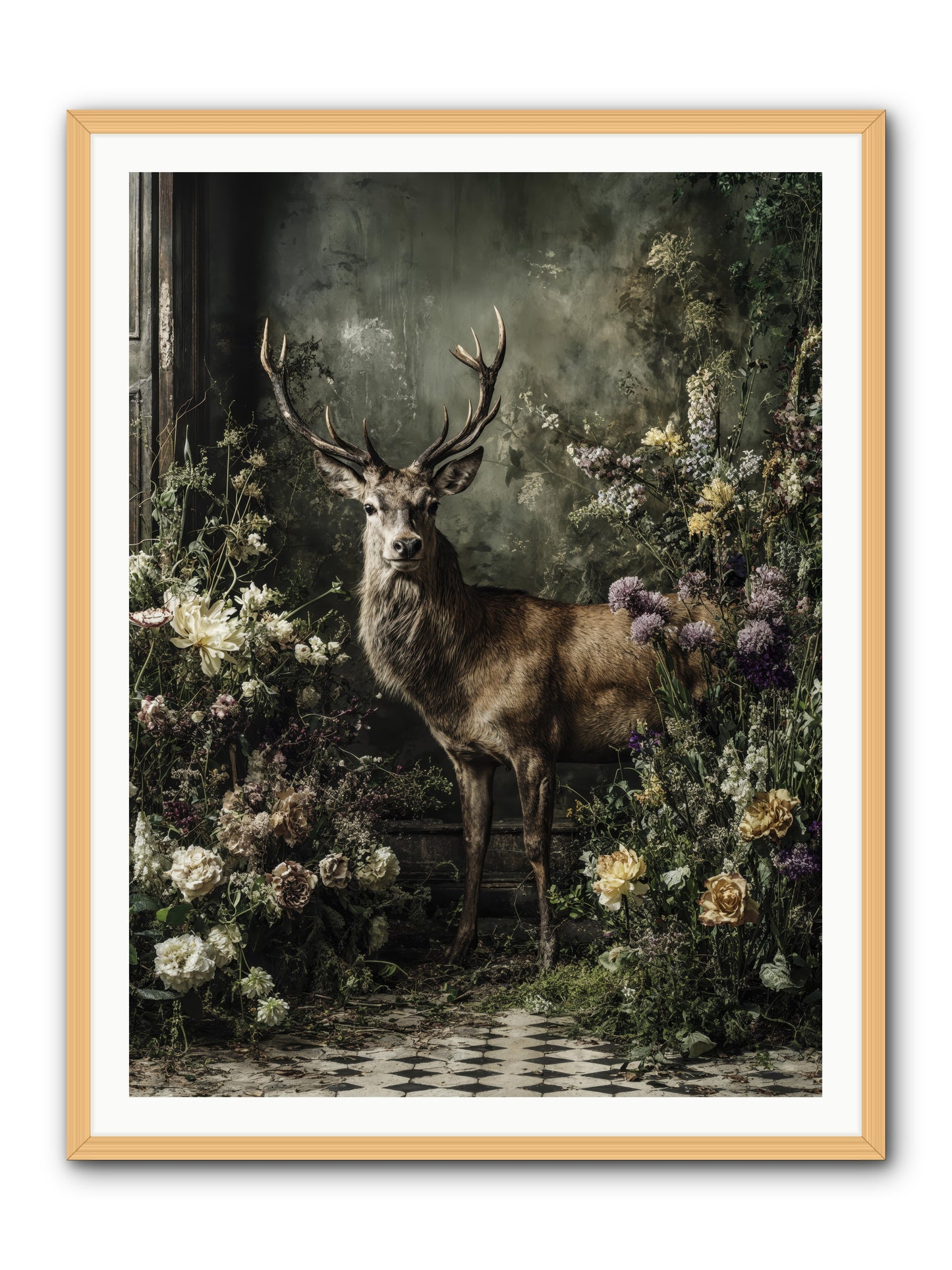 Forest Sprite -- Framed Print - Natural 36x48
