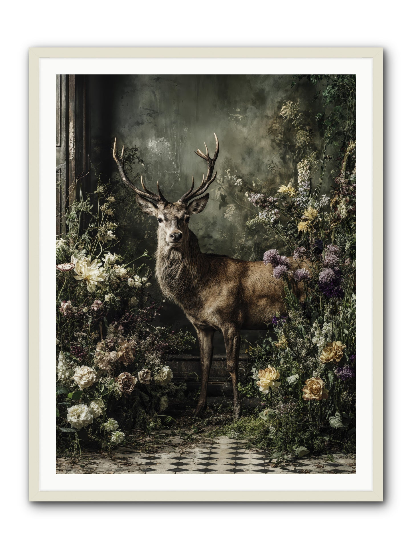 Forest Sprite -- Framed Print - White 36x48