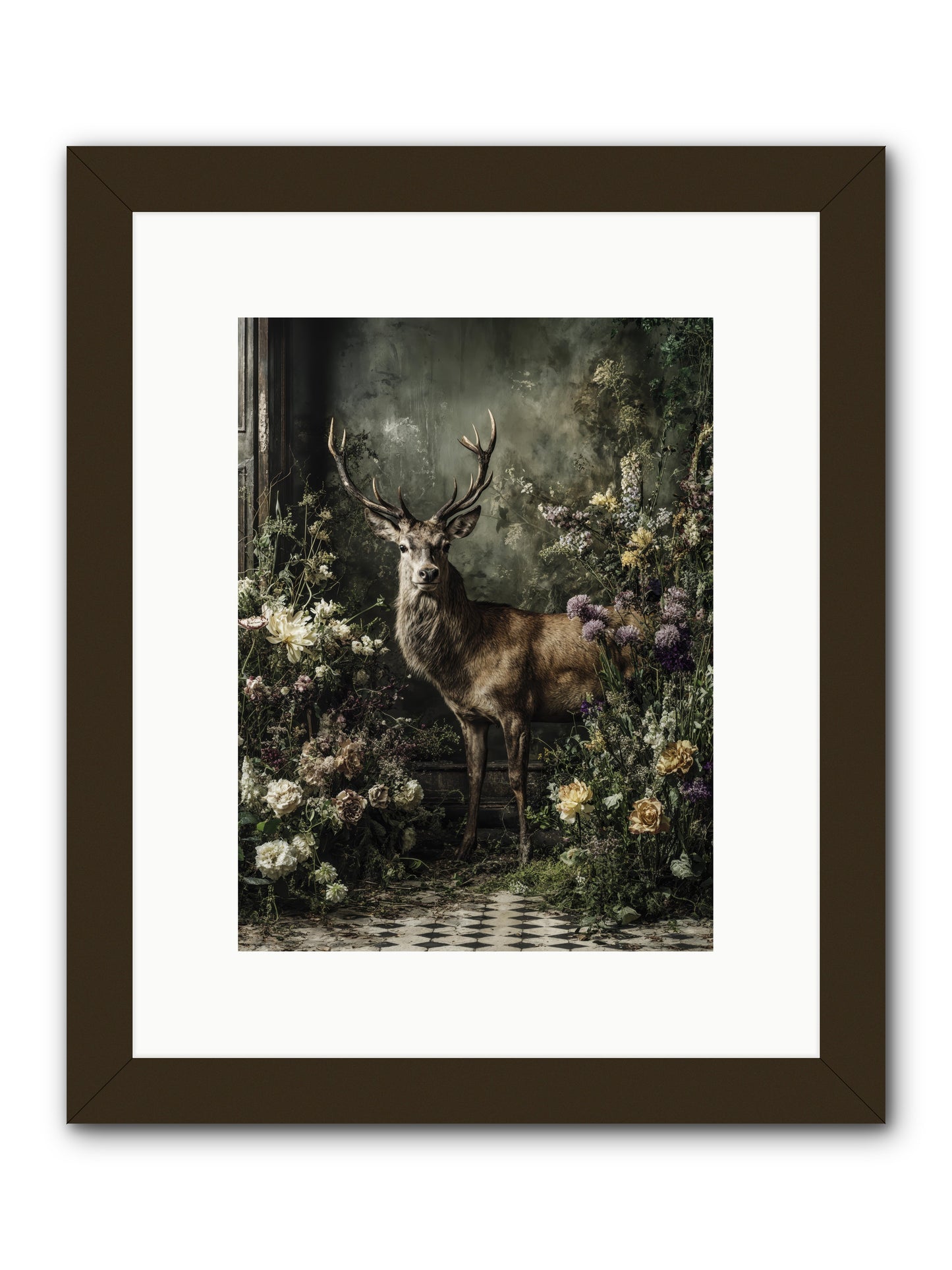 Forest Sprite -- Framed Print - Black 9x12