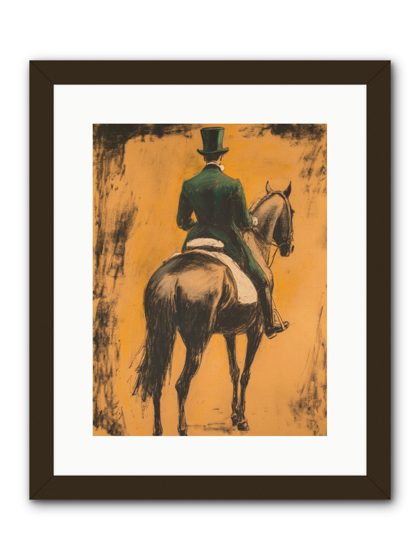 Forest & Steed -- Framed Print - Black 12x16