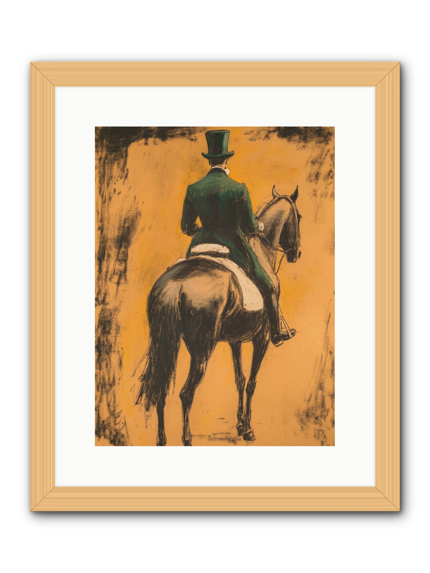 Forest & Steed -- Framed Print - Natural 12x16