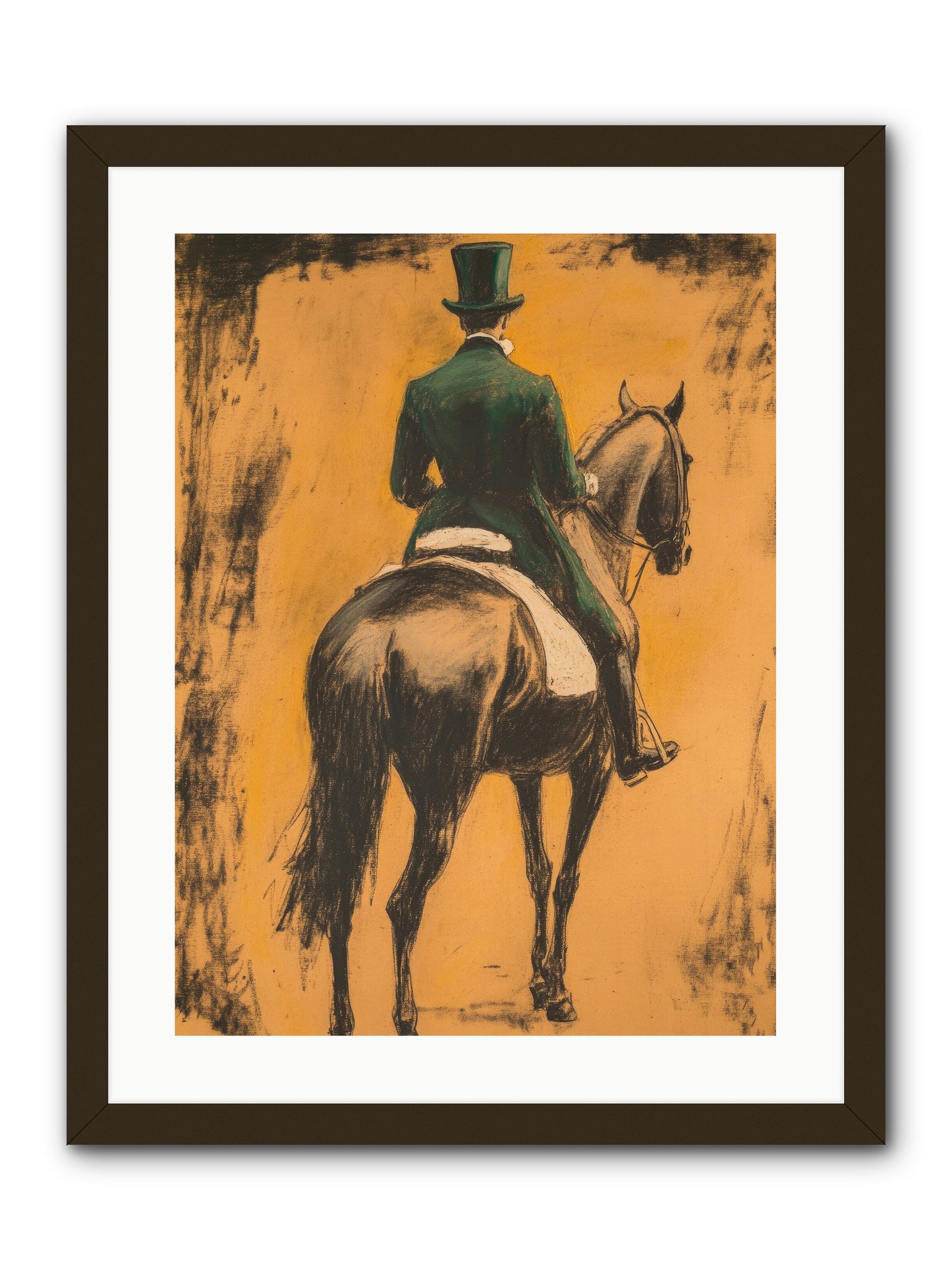 Forest & Steed -- Framed Print - Black 18x24