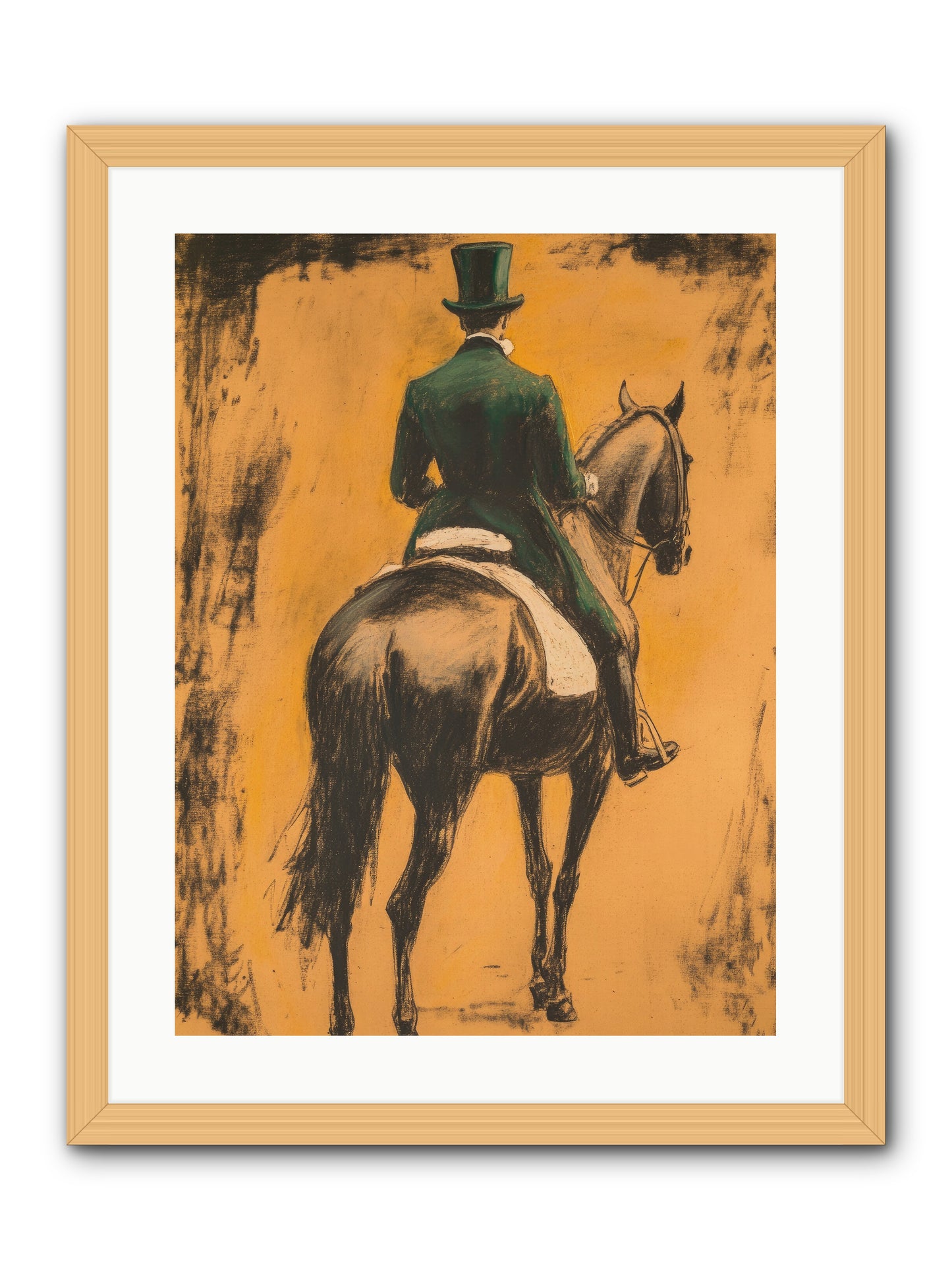 Forest & Steed -- Framed Print - Natural 18x24
