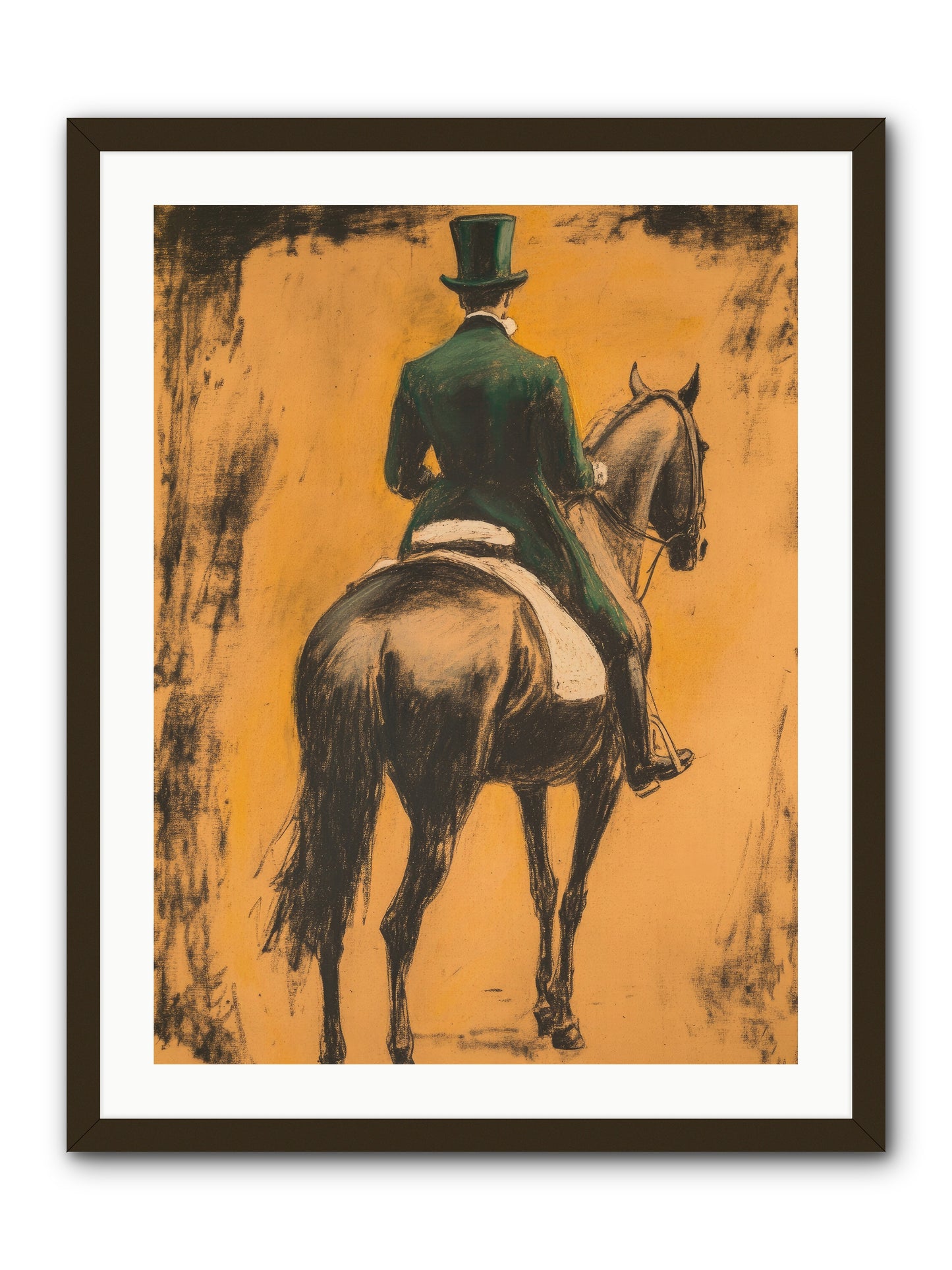 Forest & Steed -- Framed Print - Black 24x32