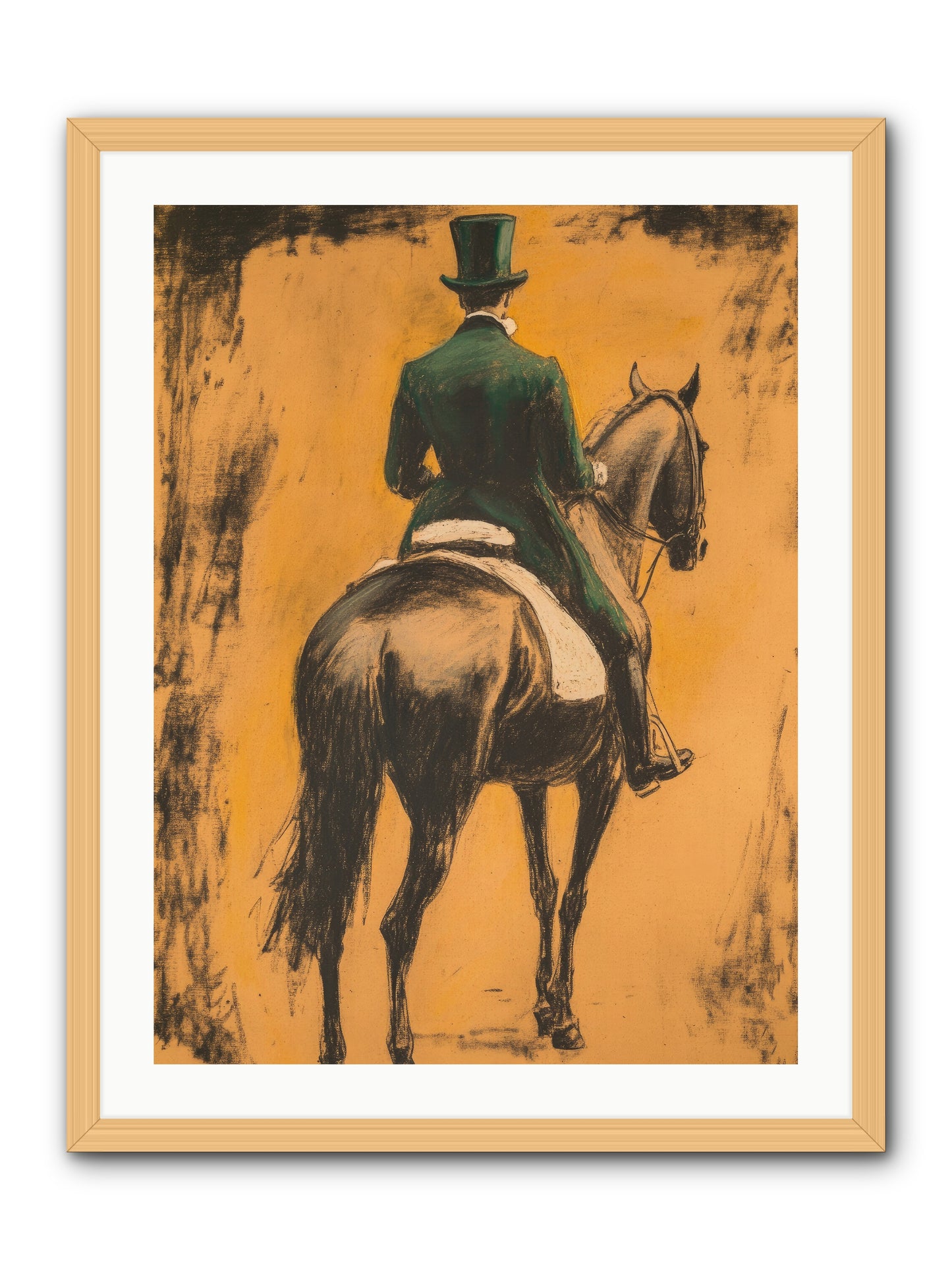 Forest & Steed -- Framed Print - Natural 24x32