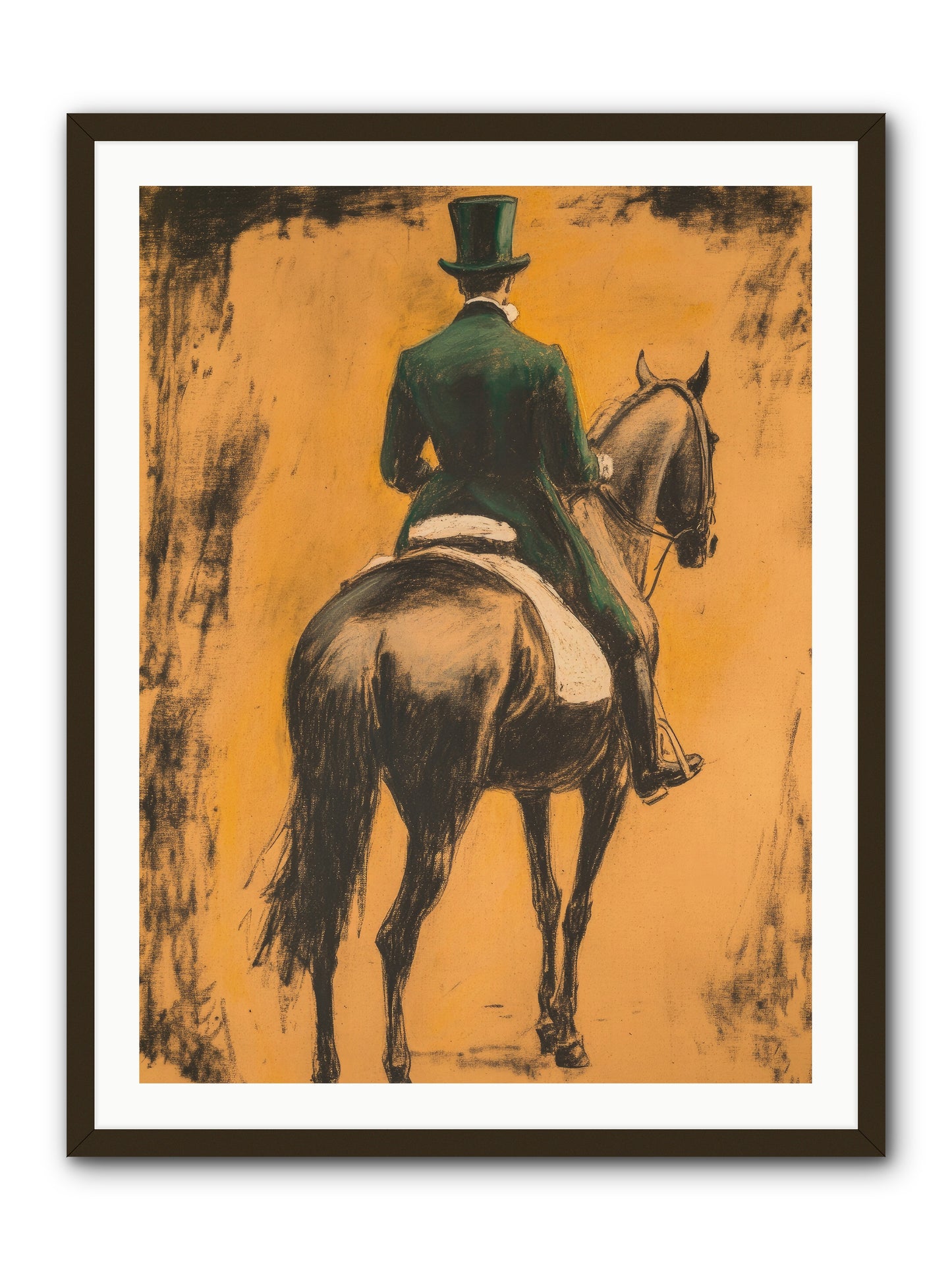 Forest & Steed -- Framed Print - Black 30x40