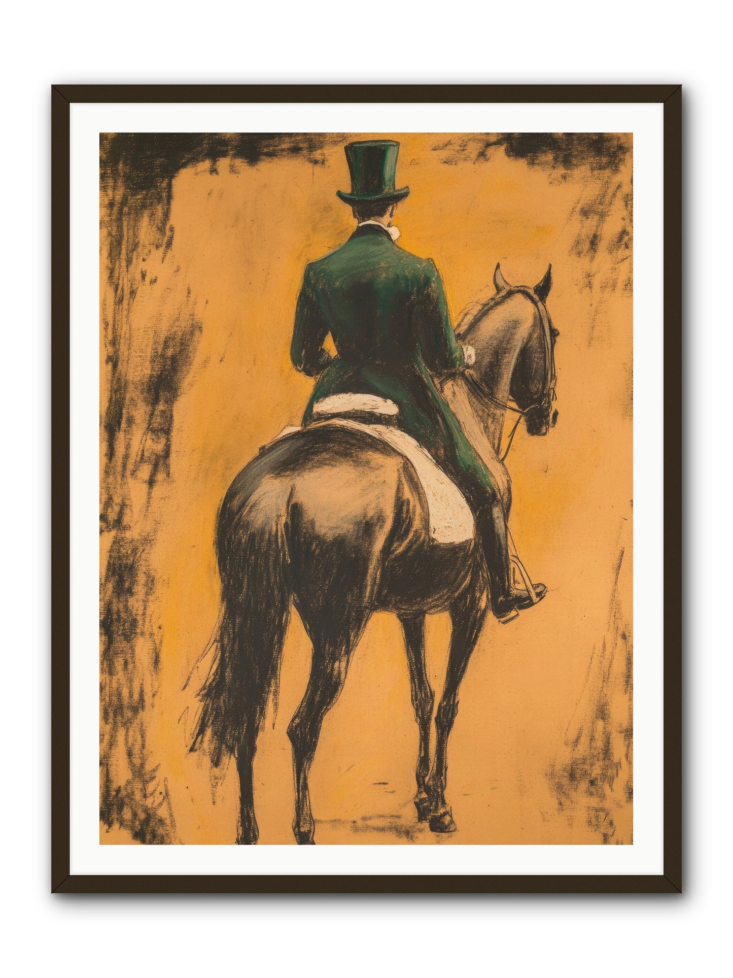 Forest & Steed -- Framed Print - Black 36x48