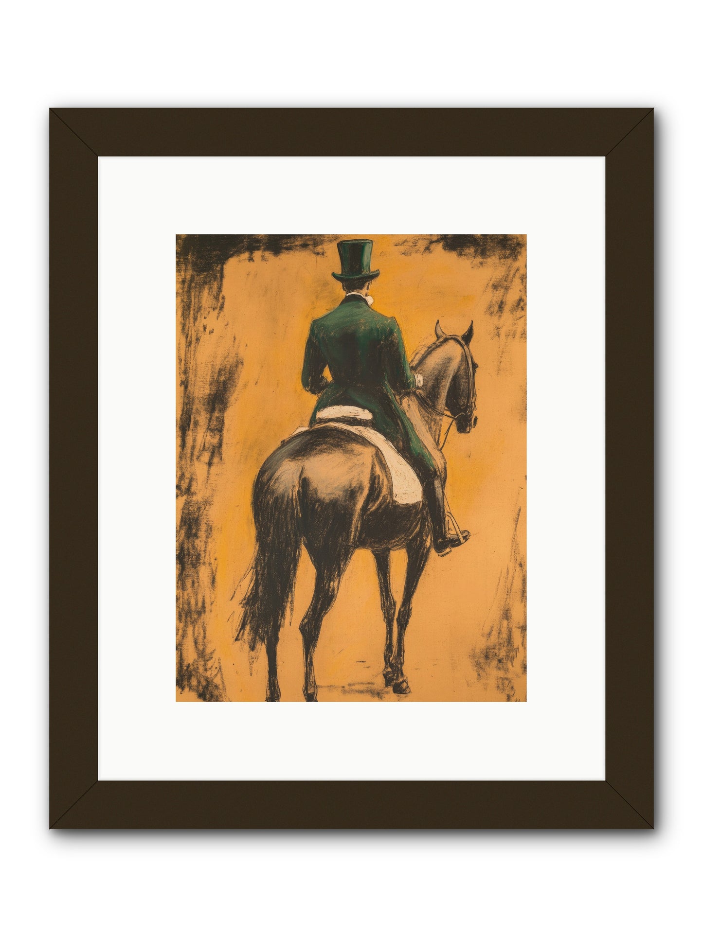 Forest & Steed -- Framed Print - Black 9x12