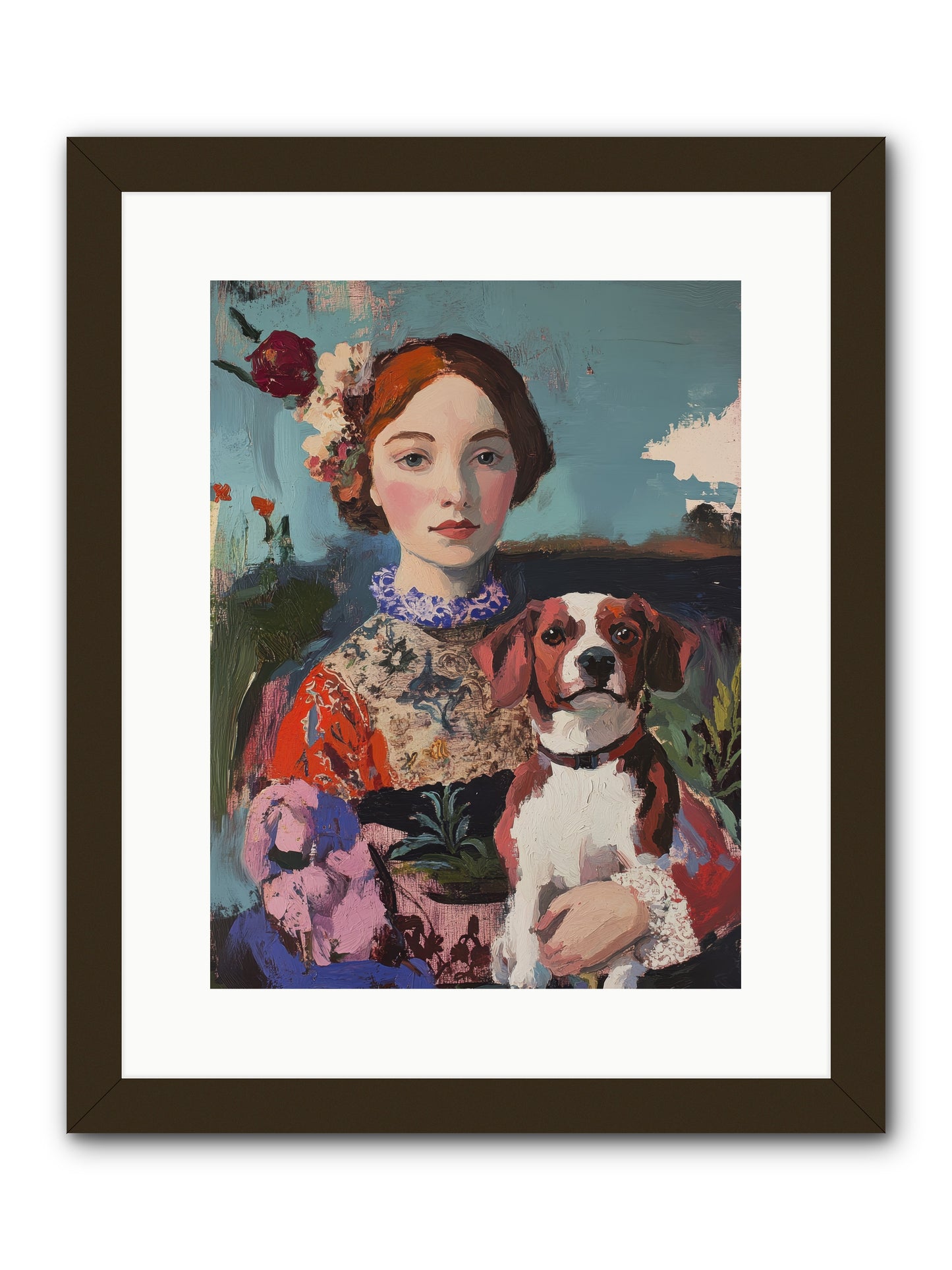 Forever and a Day -- Framed Print - Black 12x16