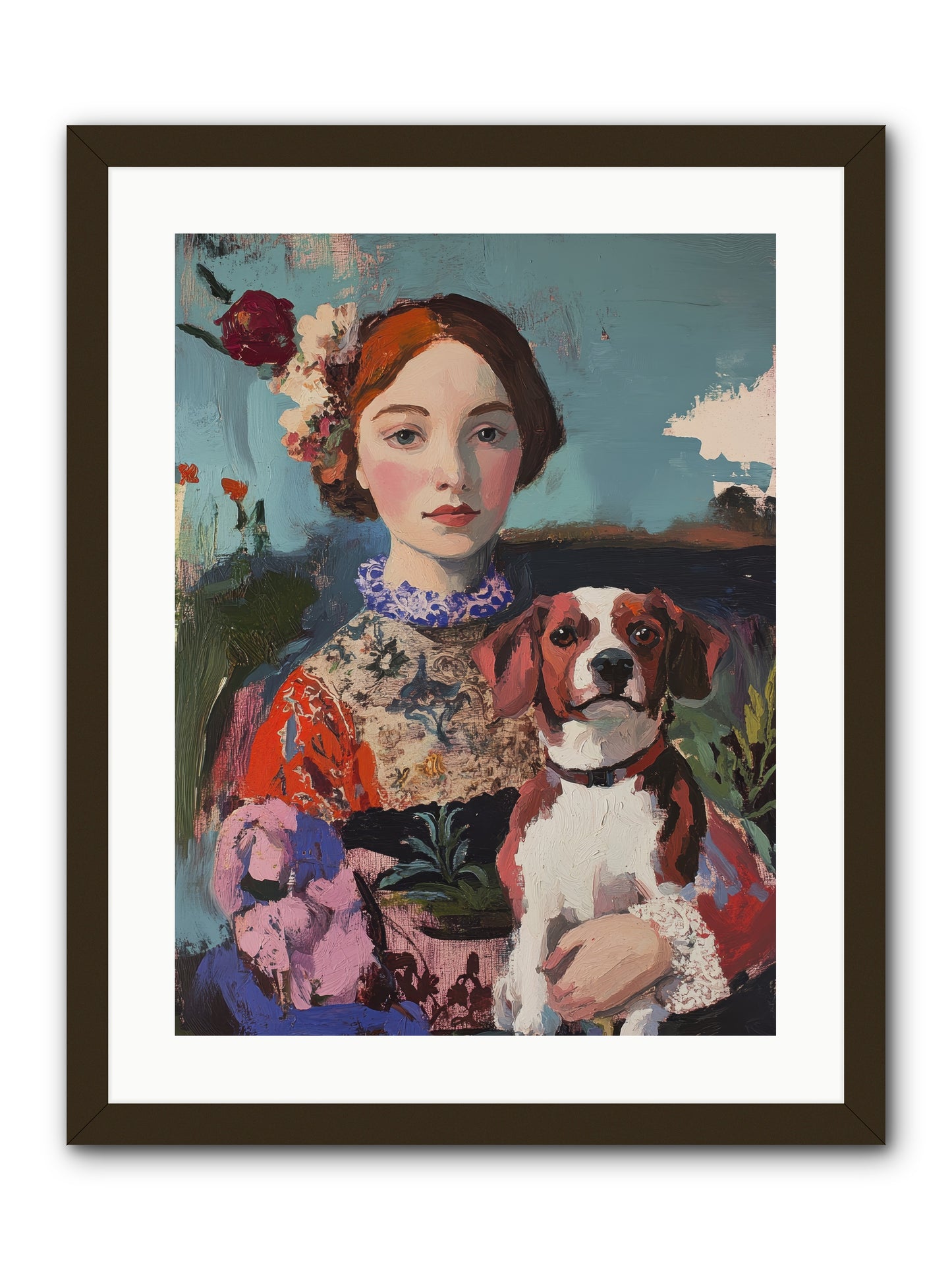 Forever and a Day -- Framed Print - Black 18x24
