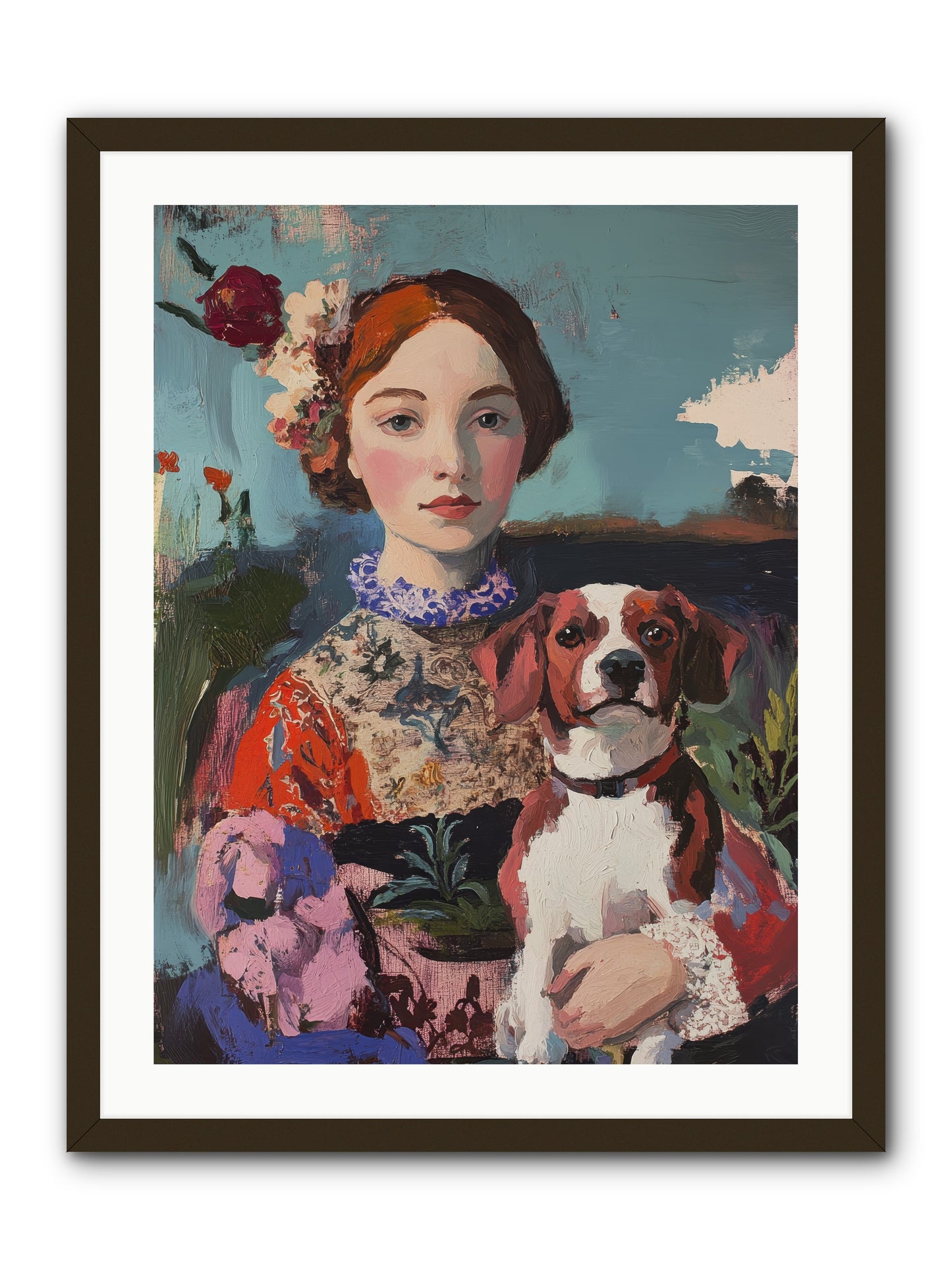 Forever and a Day -- Framed Print - Black 24x32