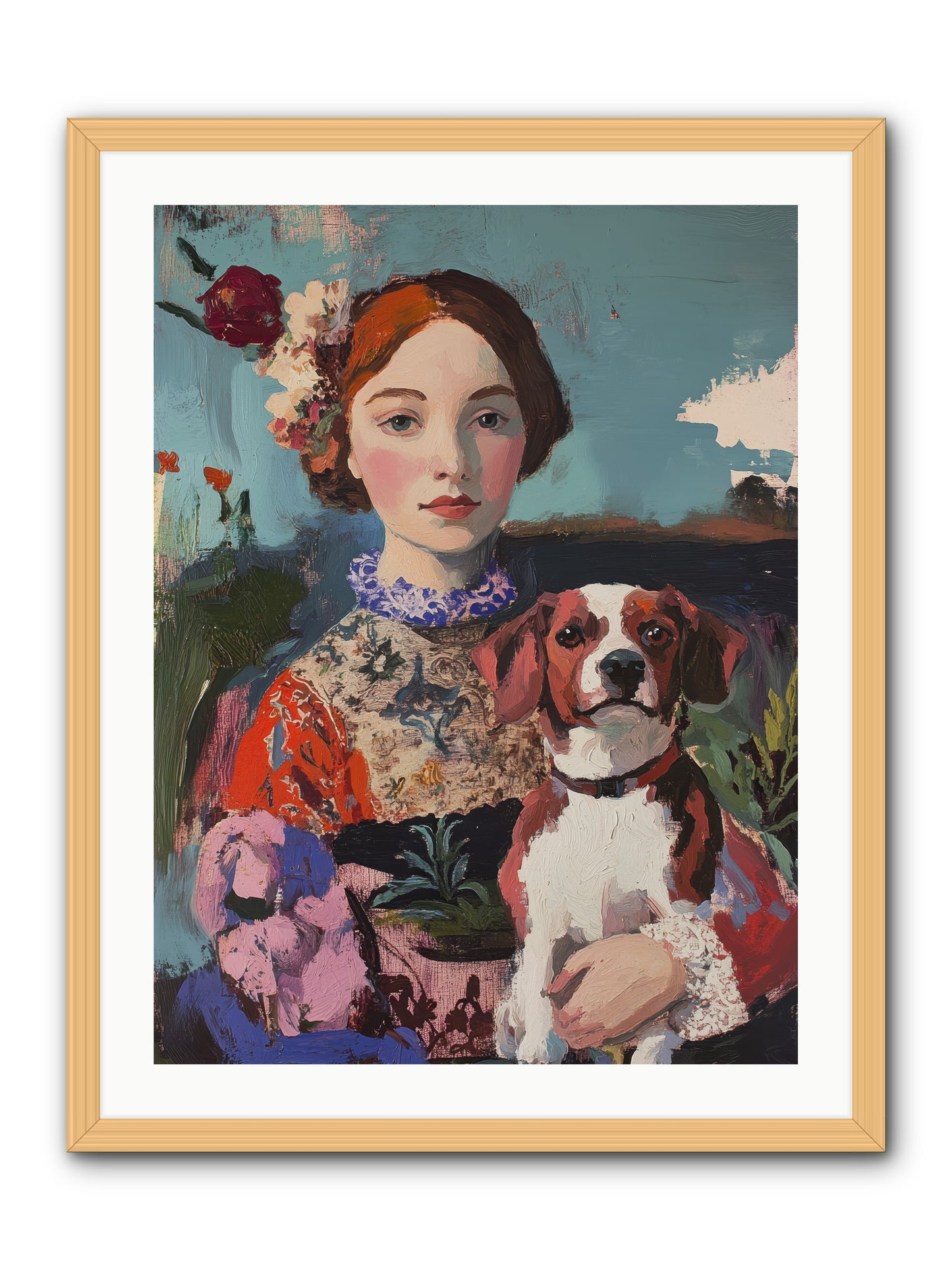 Forever and a Day -- Framed Print - Natural 24x32