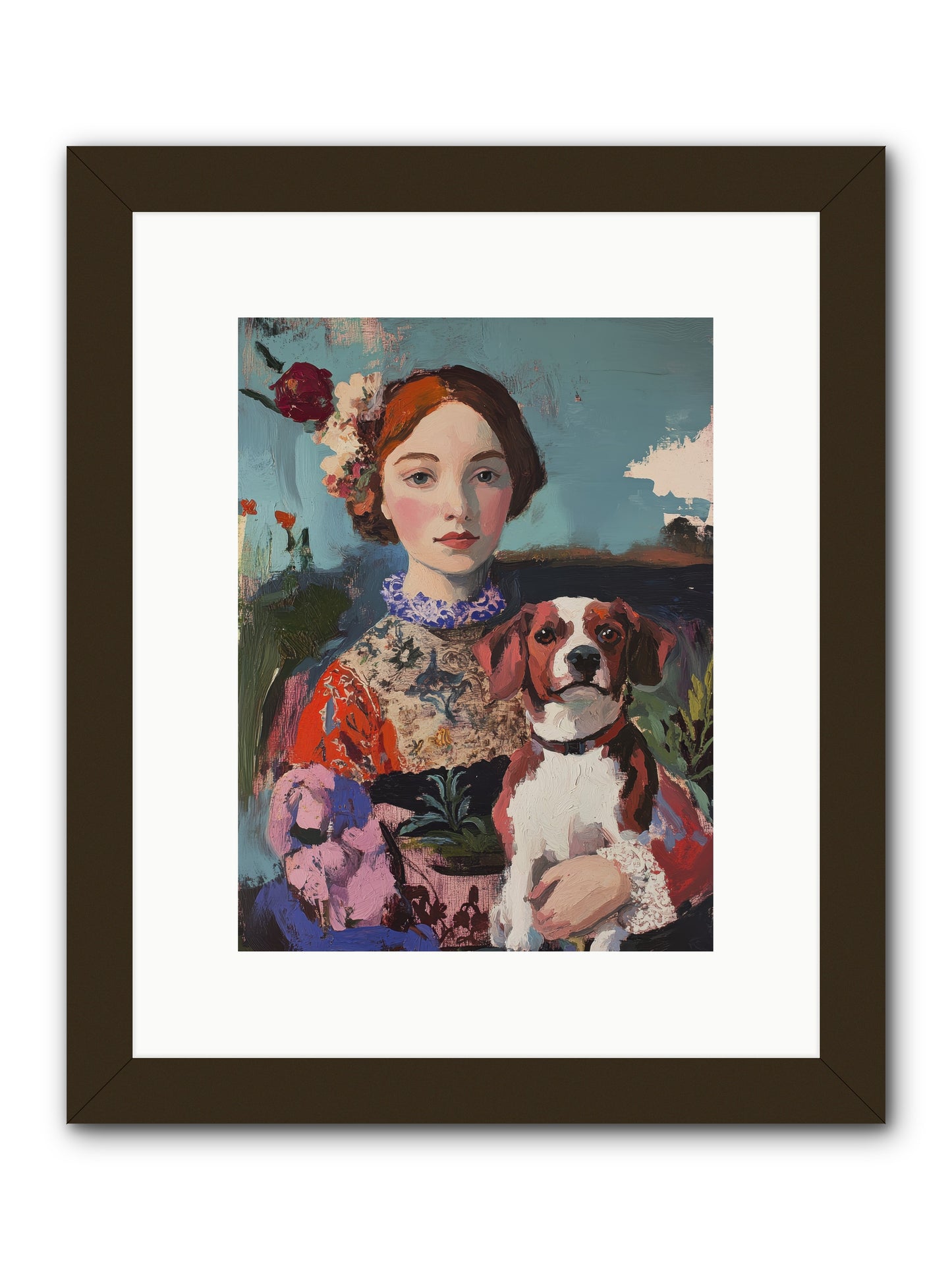 Forever and a Day -- Framed Print - Black 9x12