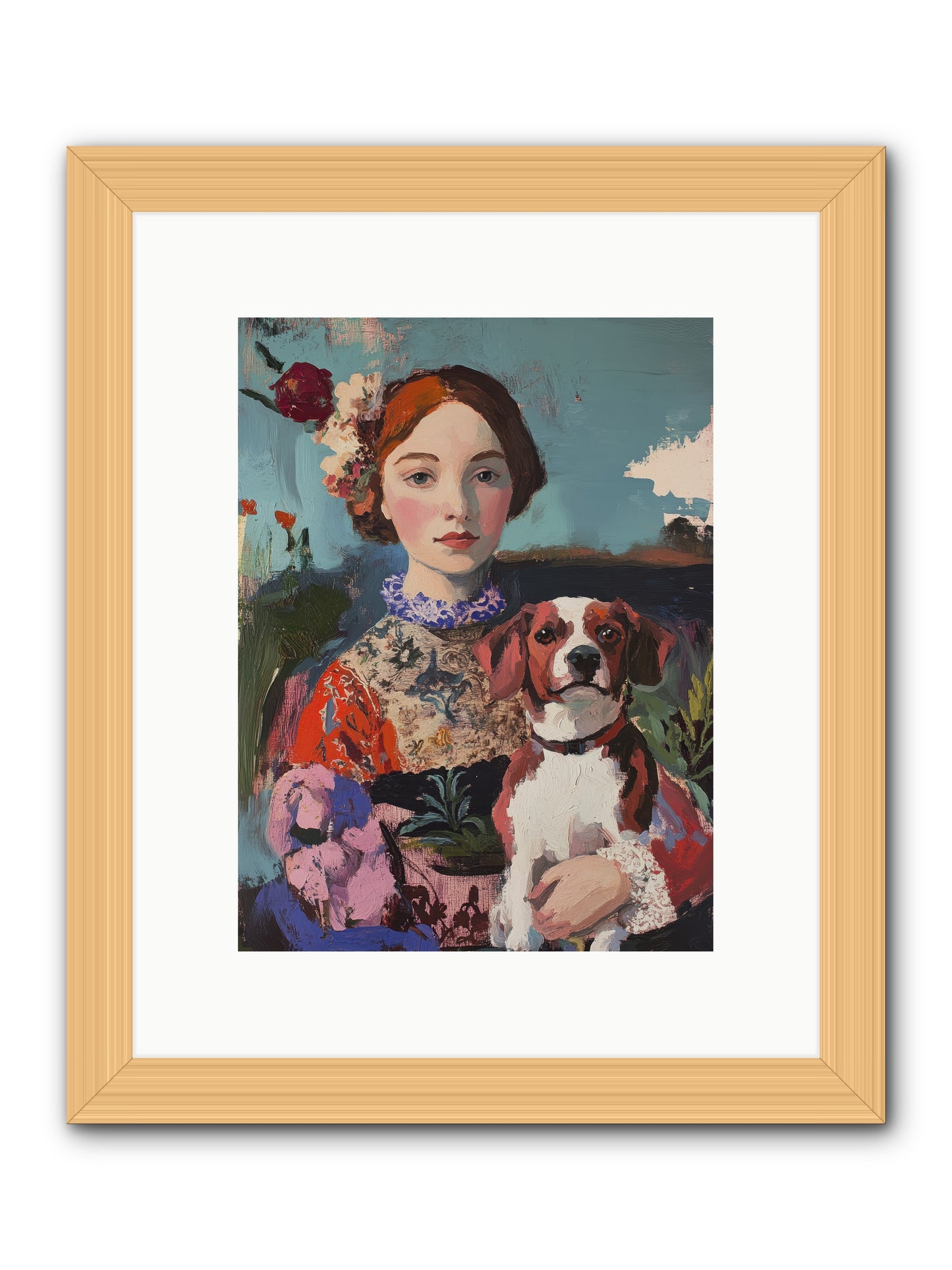 Forever and a Day -- Framed Print - Natural 9x12