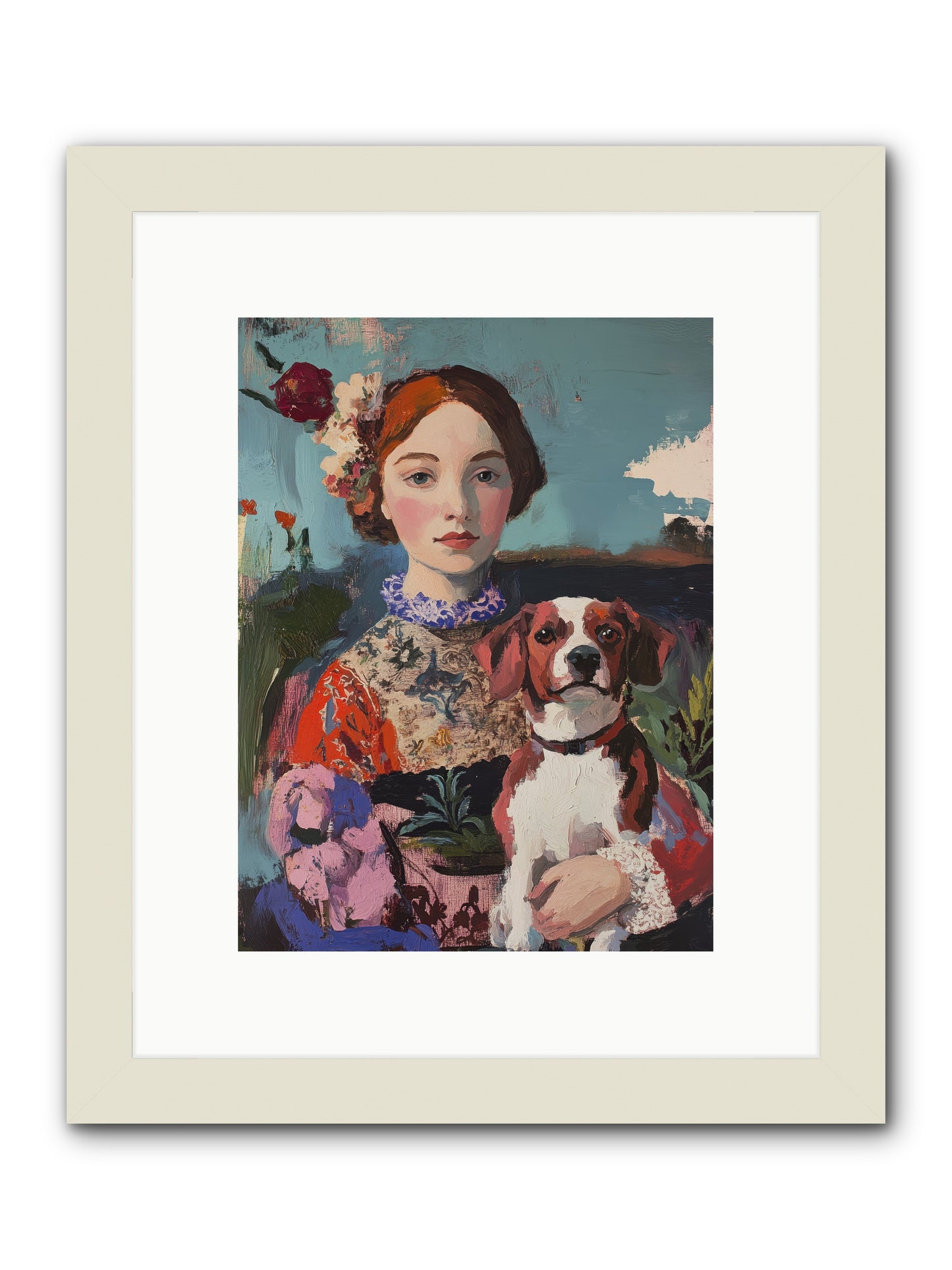 Forever and a Day -- Framed Print - White 9x12