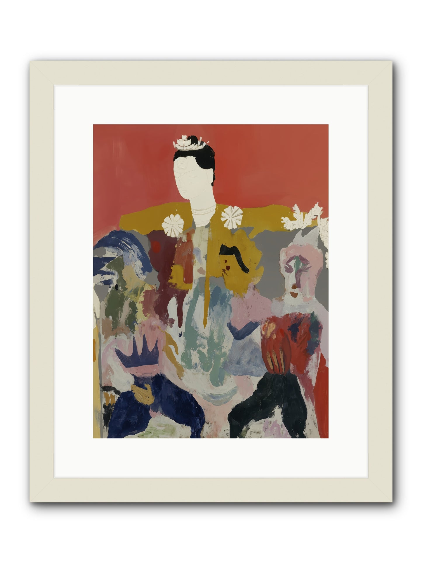 Forgotten Ballroom -- Framed Print - White 12x16