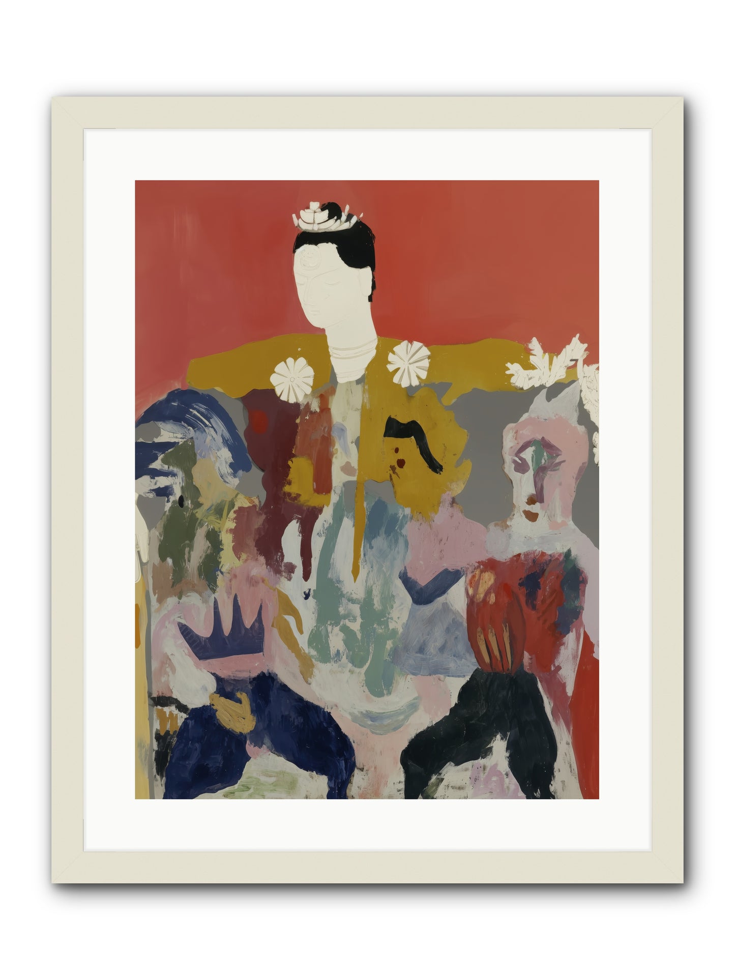 Forgotten Ballroom -- Framed Print - White 18x24