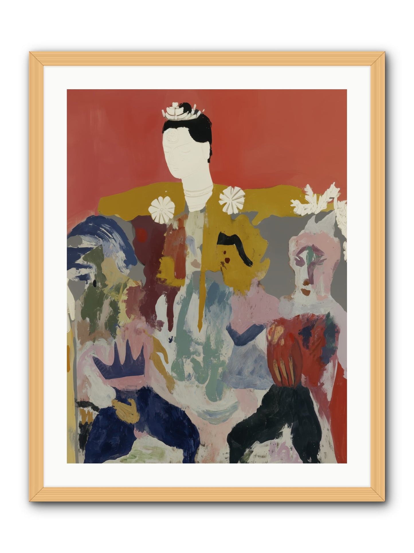 Forgotten Ballroom -- Framed Print - Natural 24x32