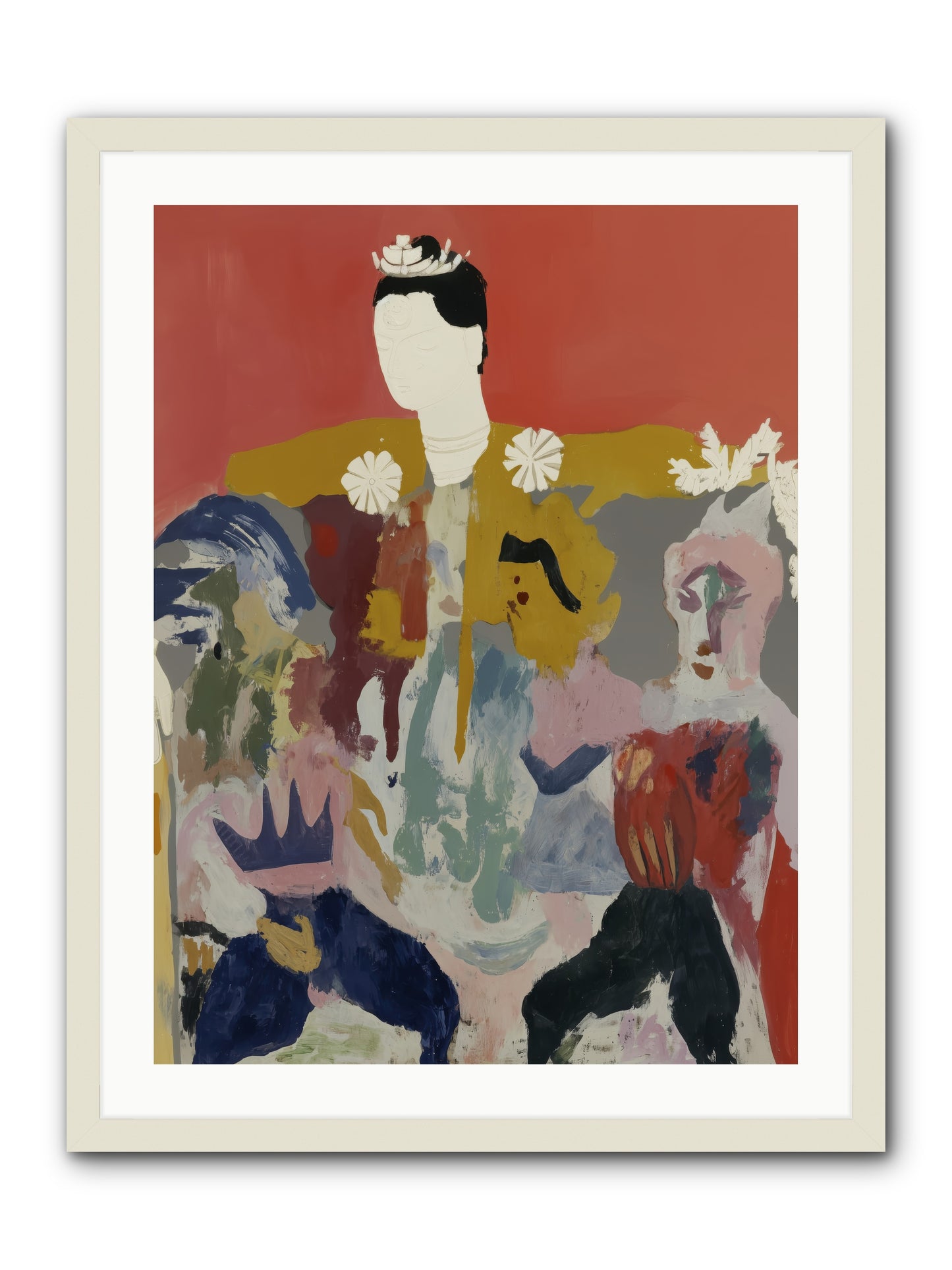 Forgotten Ballroom -- Framed Print - White 24x32