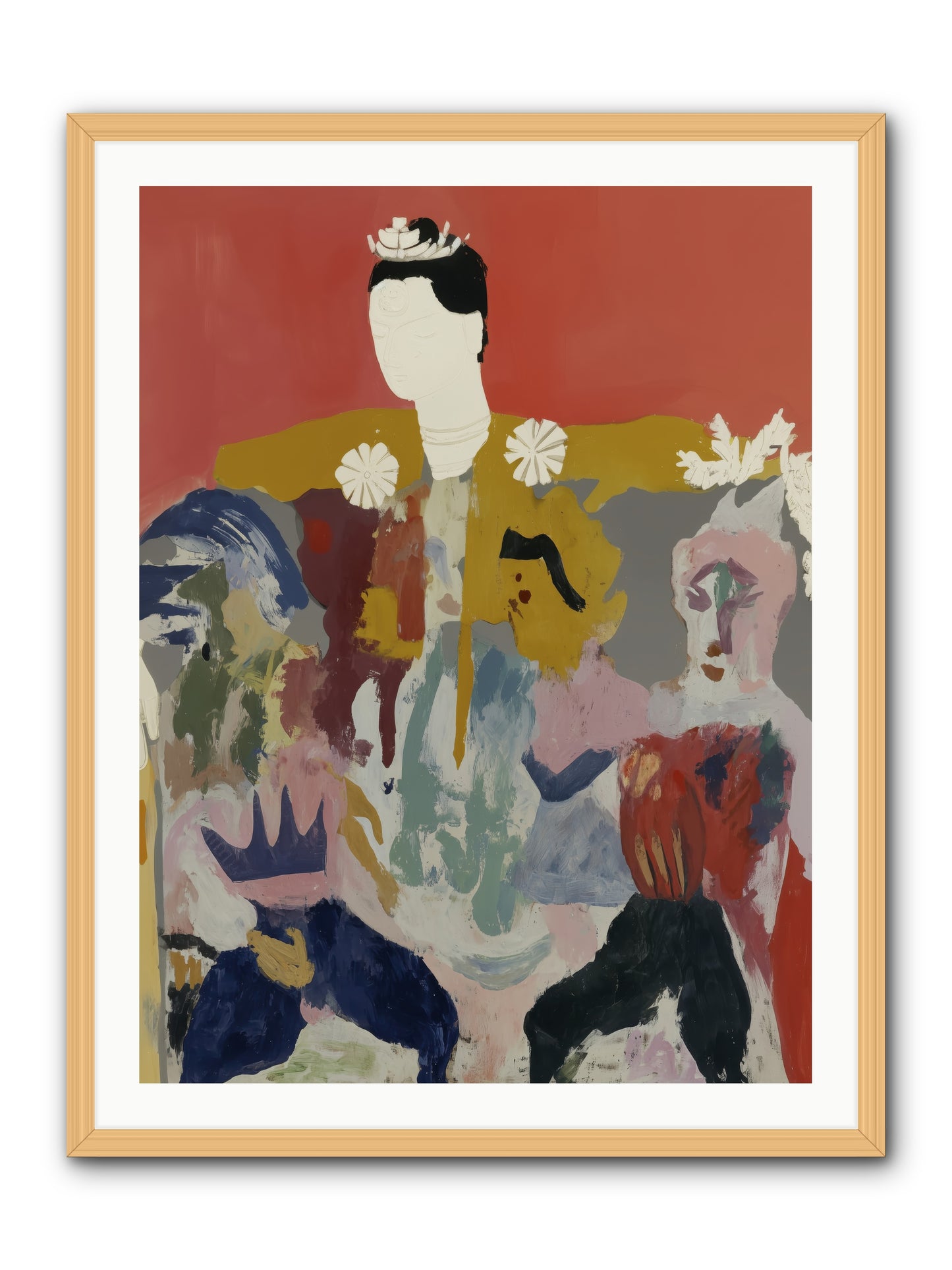 Forgotten Ballroom -- Framed Print - Natural 30x40