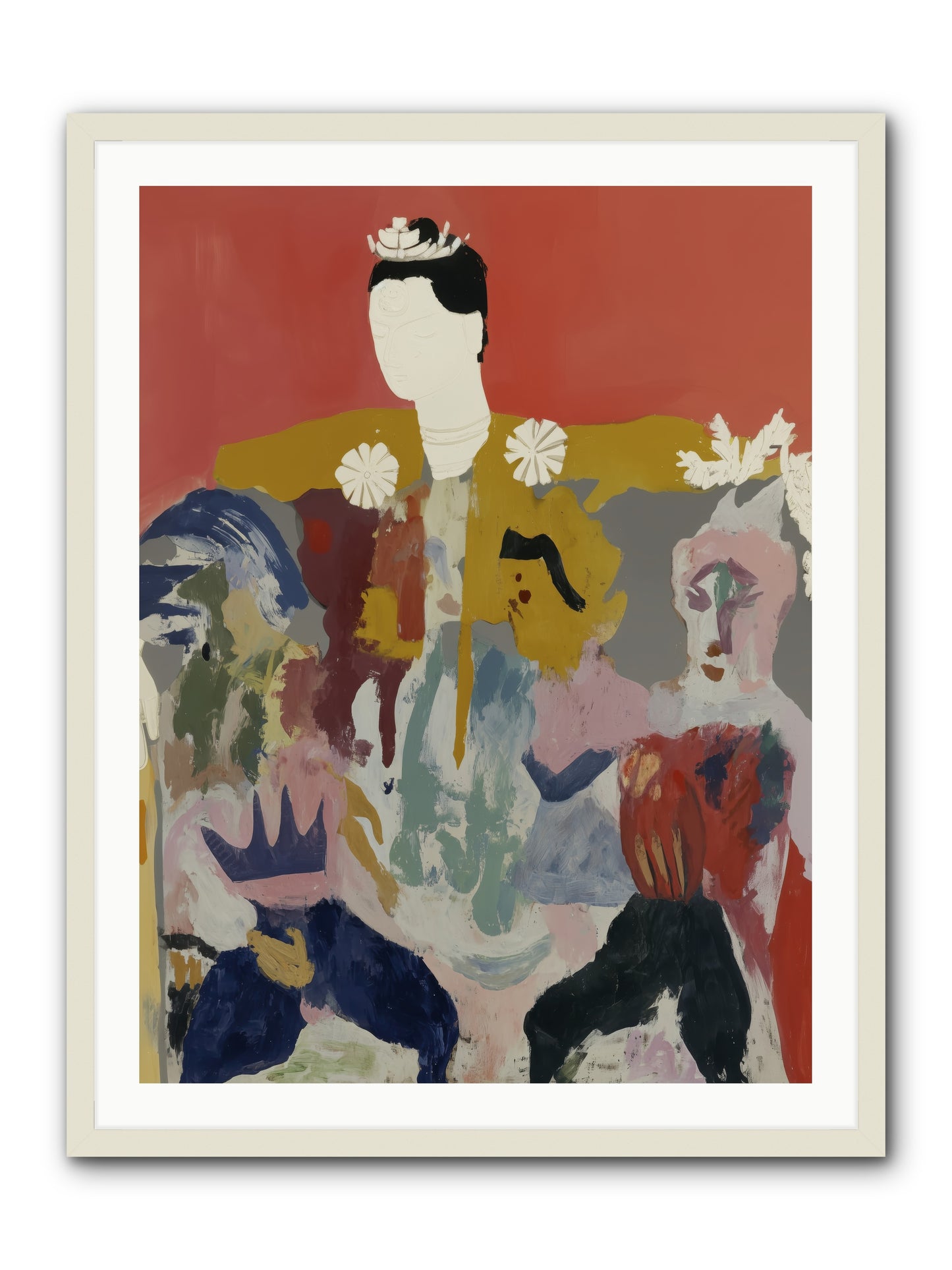 Forgotten Ballroom -- Framed Print - White 30x40