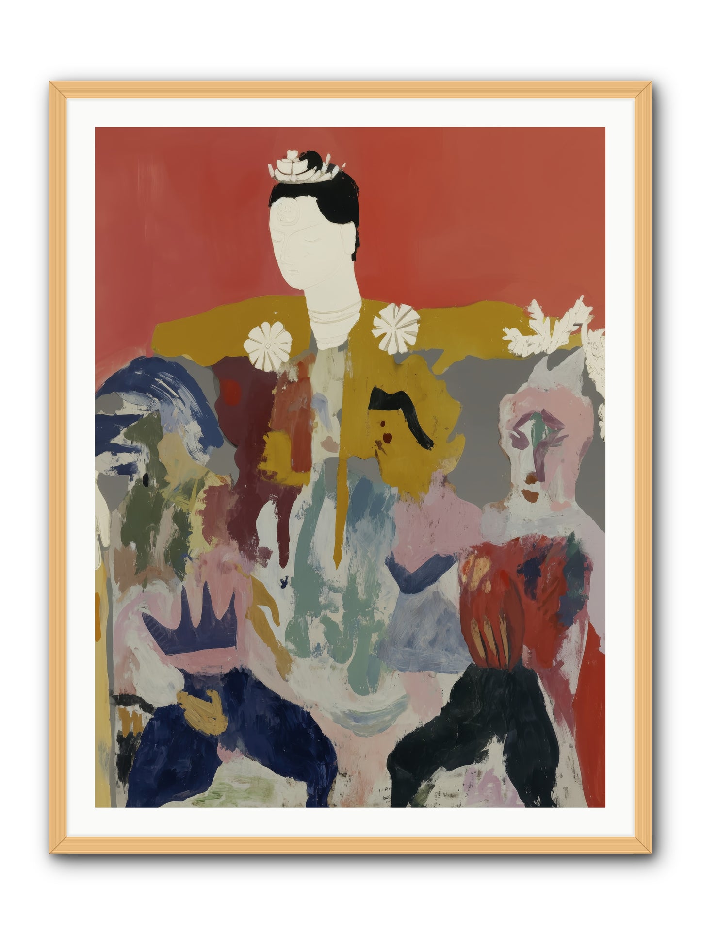 Forgotten Ballroom -- Framed Print - Natural 36x48