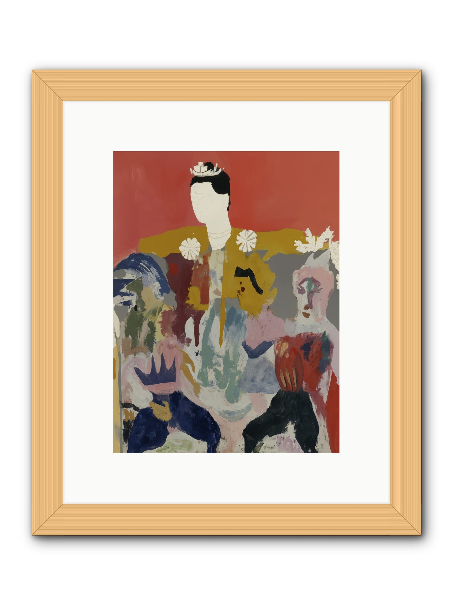 Forgotten Ballroom -- Framed Print - Natural 9x12