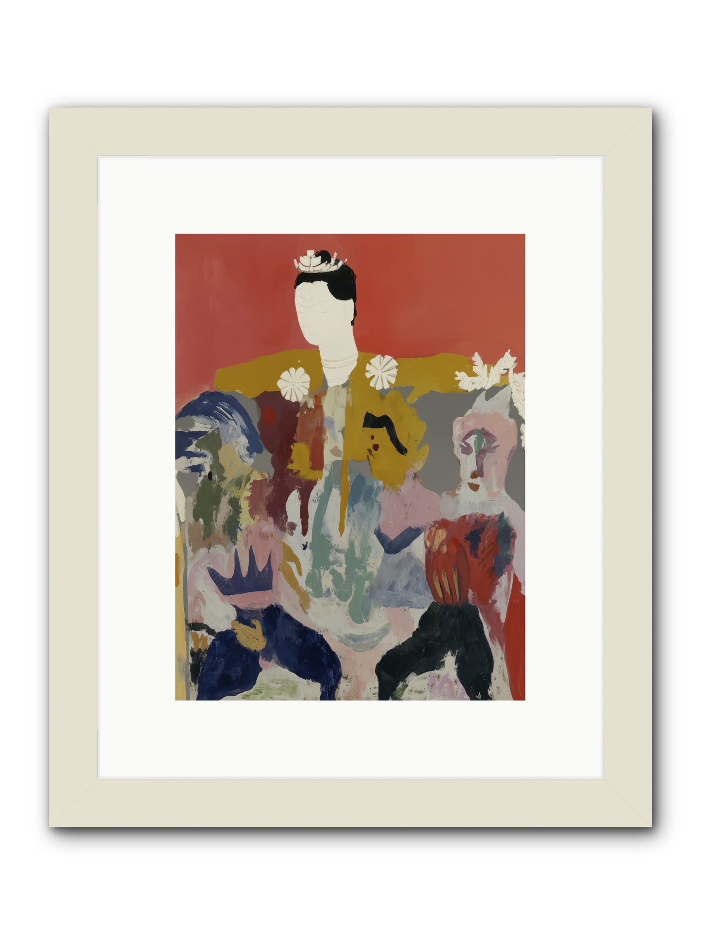 Forgotten Ballroom -- Framed Print - White 9x12