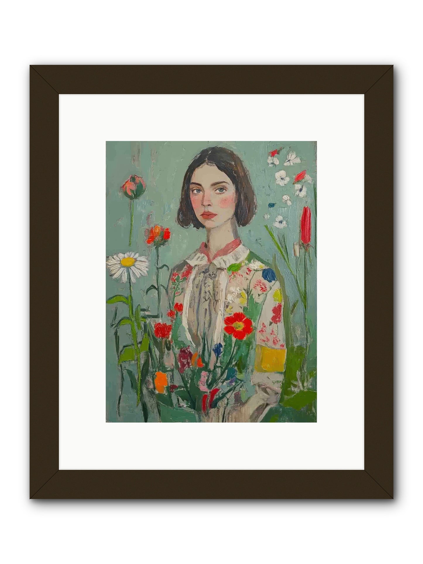 Forgotten Crossroads -- Framed Print - Black 9x12