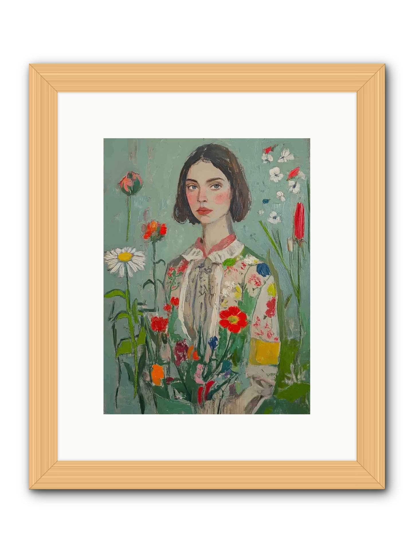 Forgotten Crossroads -- Framed Print - Natural 9x12
