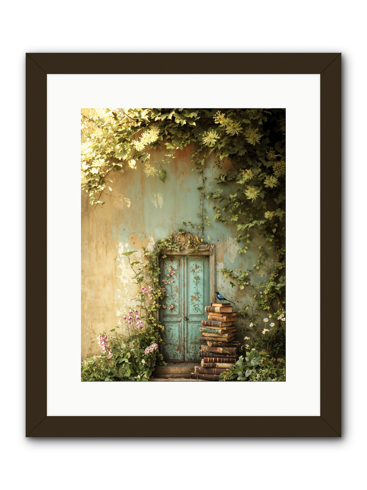Forgotten Folios -- Framed Print - Black 12x16