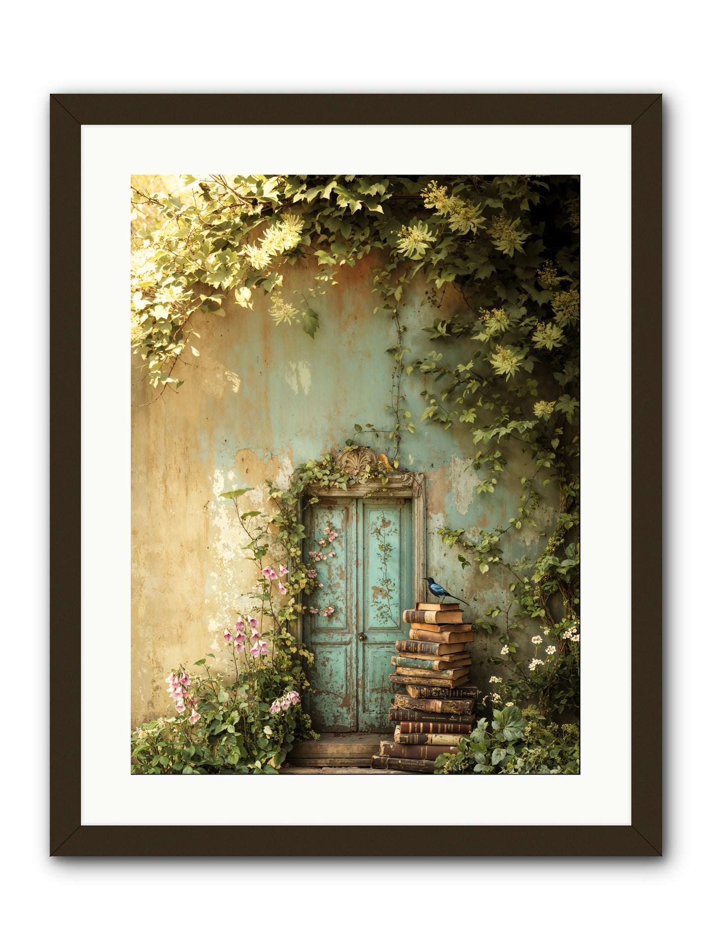 Forgotten Folios -- Framed Print - Black 18x24