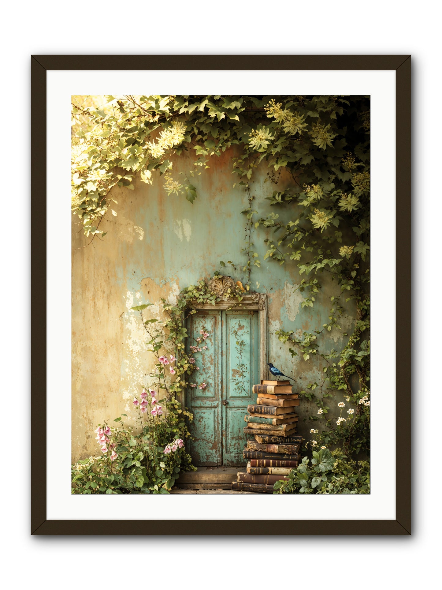 Forgotten Folios -- Framed Print - Black 24x32