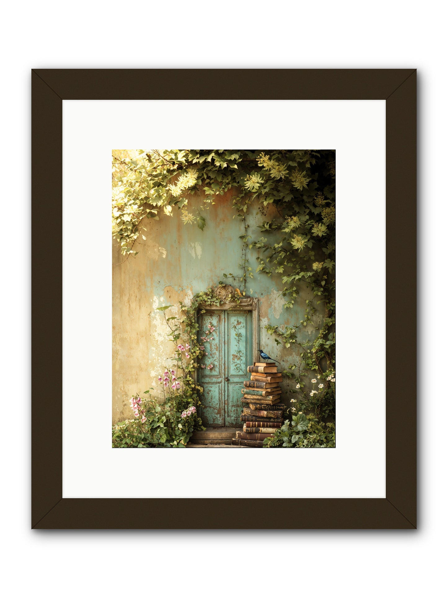 Forgotten Folios -- Framed Print - Black 9x12