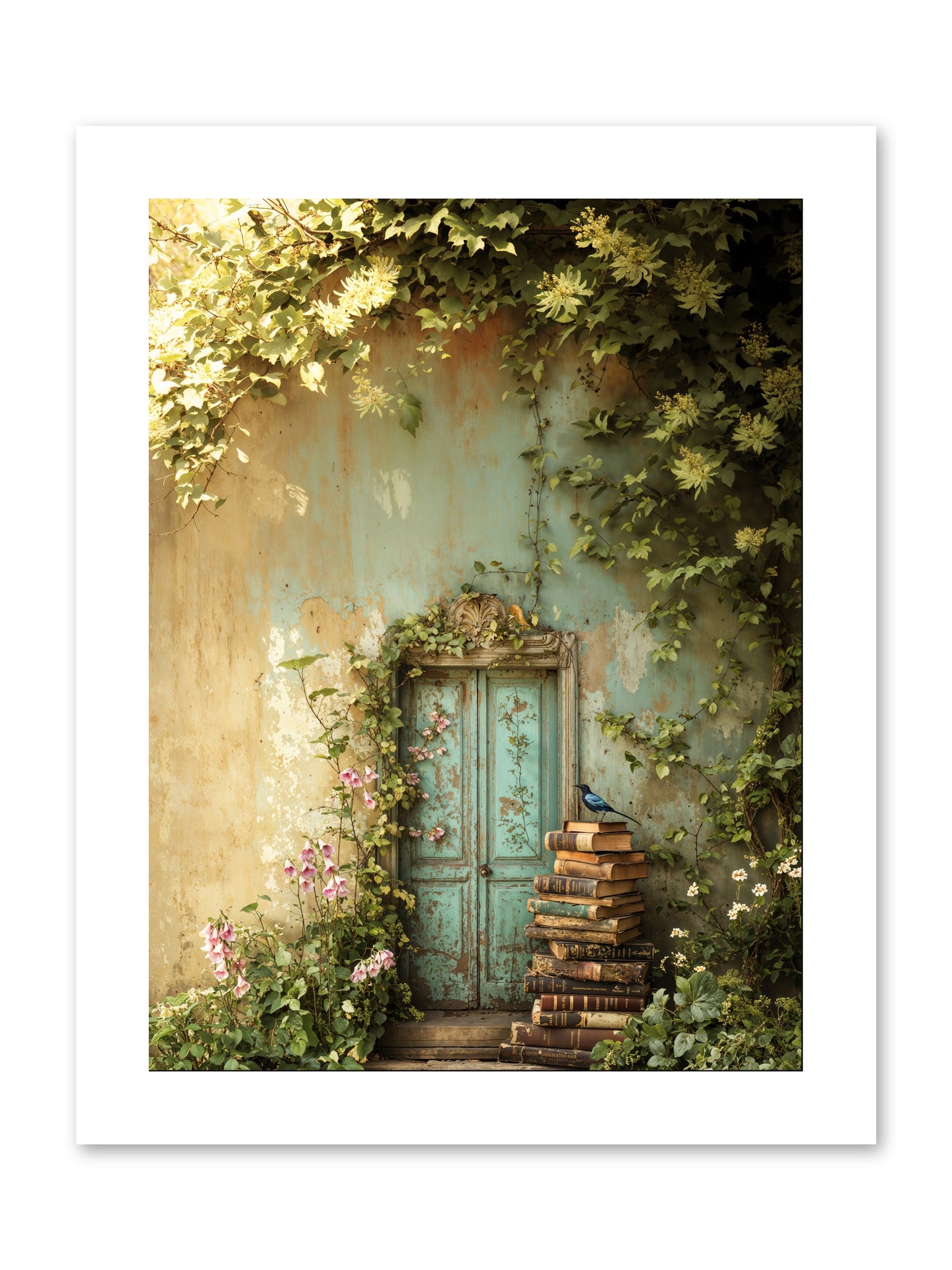 Forgotten Folios -- Loose Canvas Print 9x12