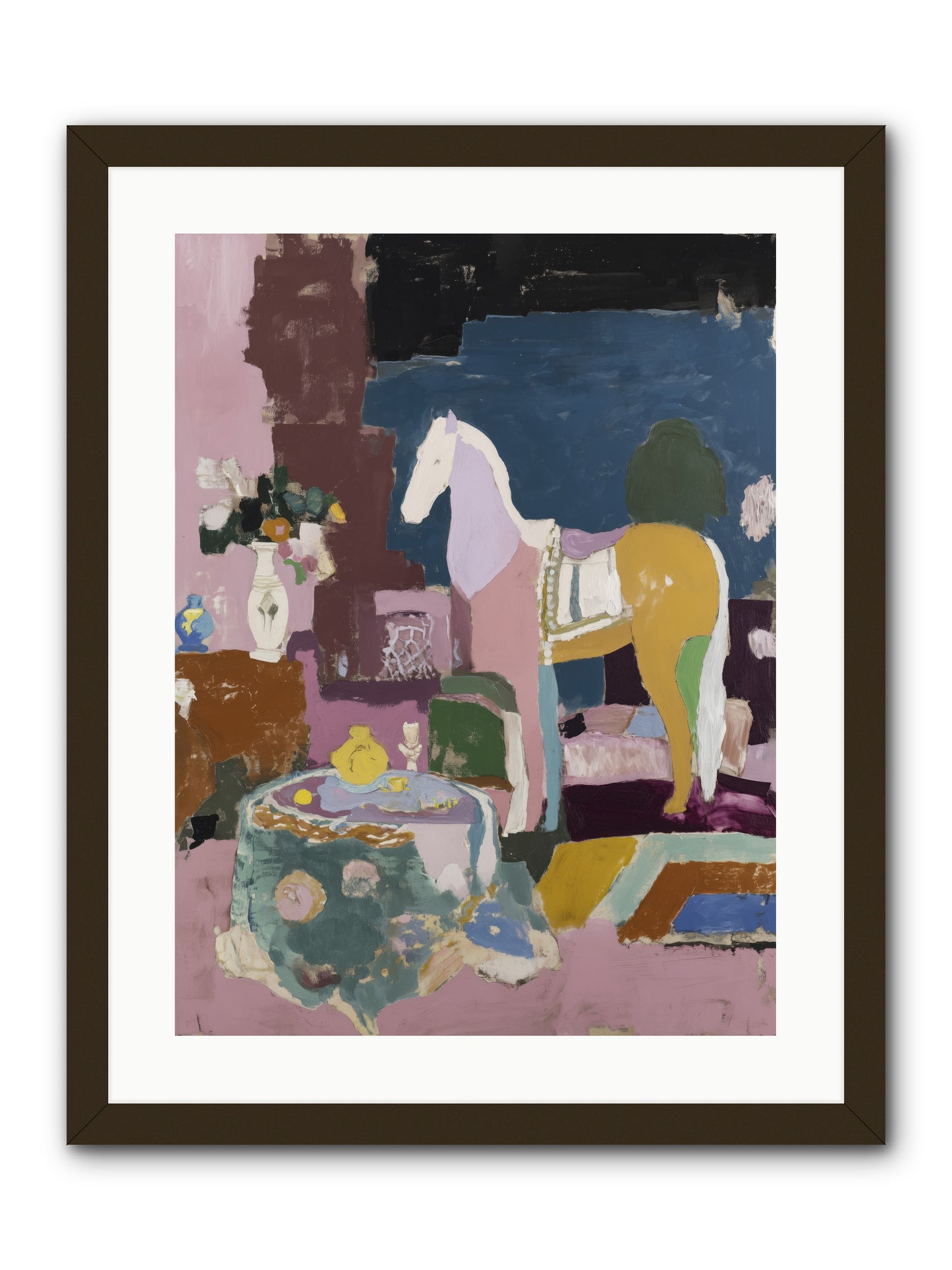 Forgotten Library -- Framed Print - Black 18x24